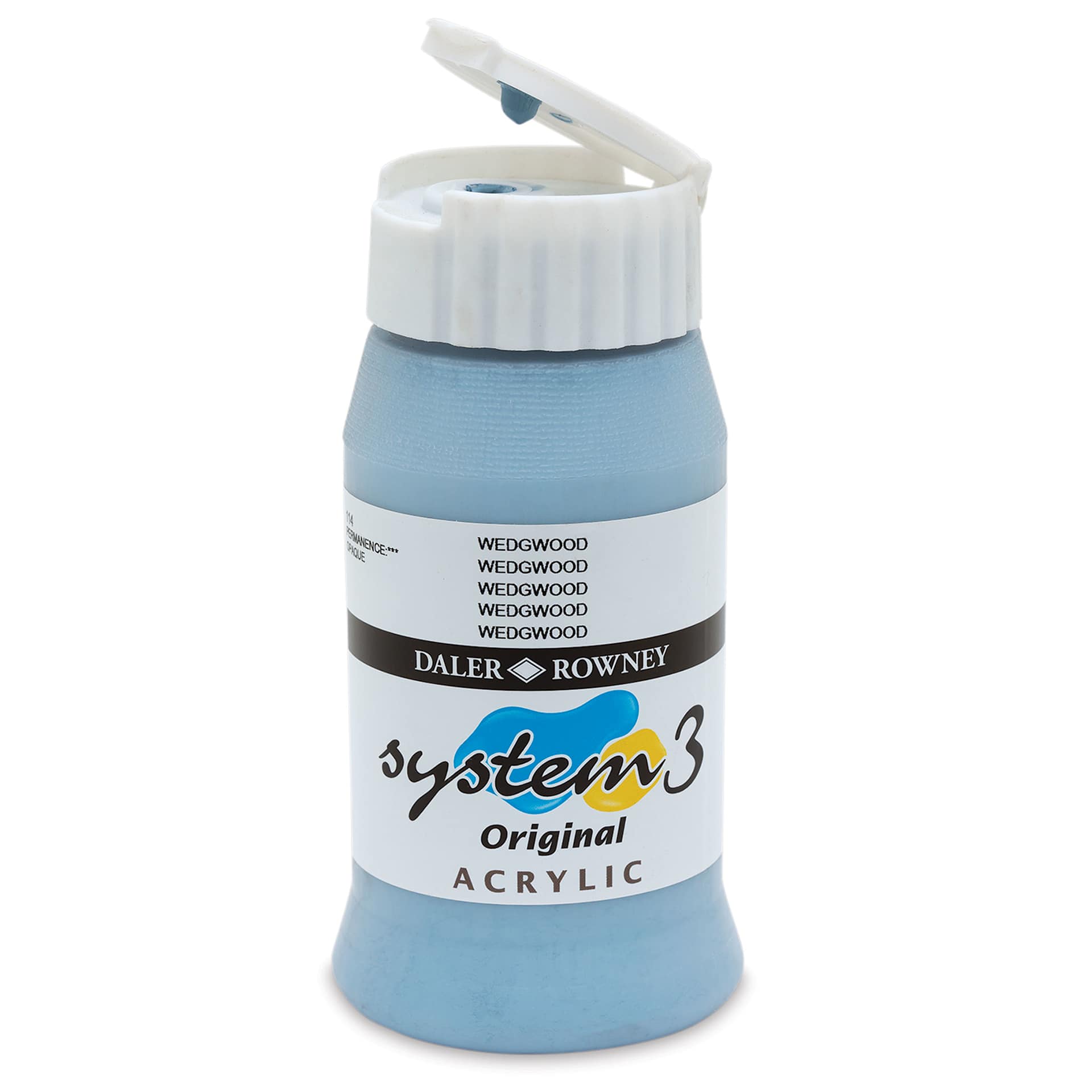 Daler-Rowney System3 Acrylic - Wedgwood, 500 ml bottle