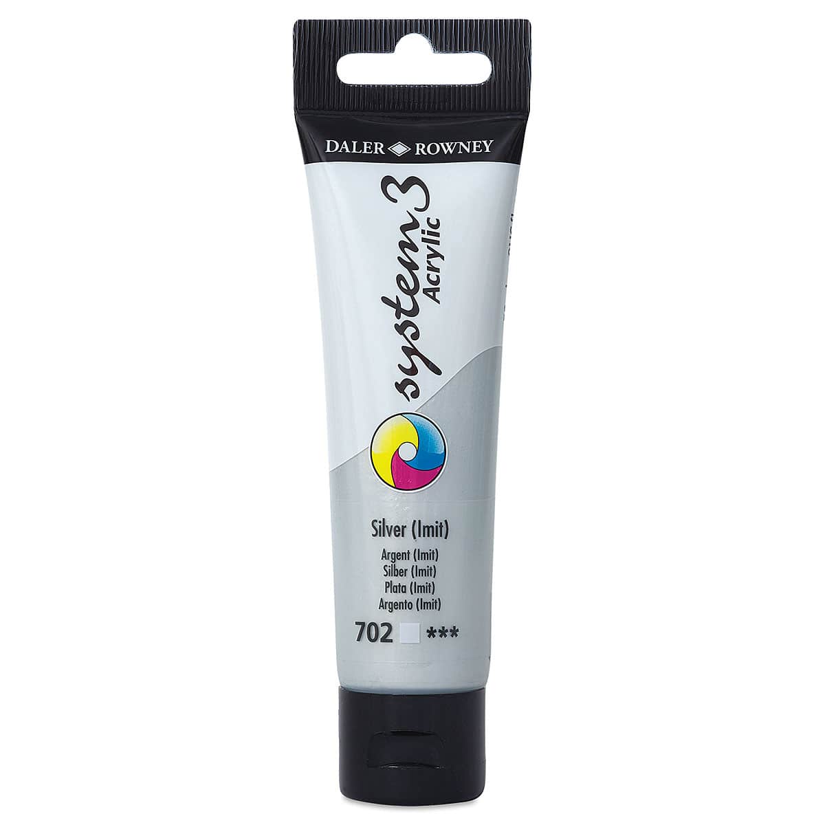 Daler-Rowney System3 Acrylic - Silver Hue, 59 ml