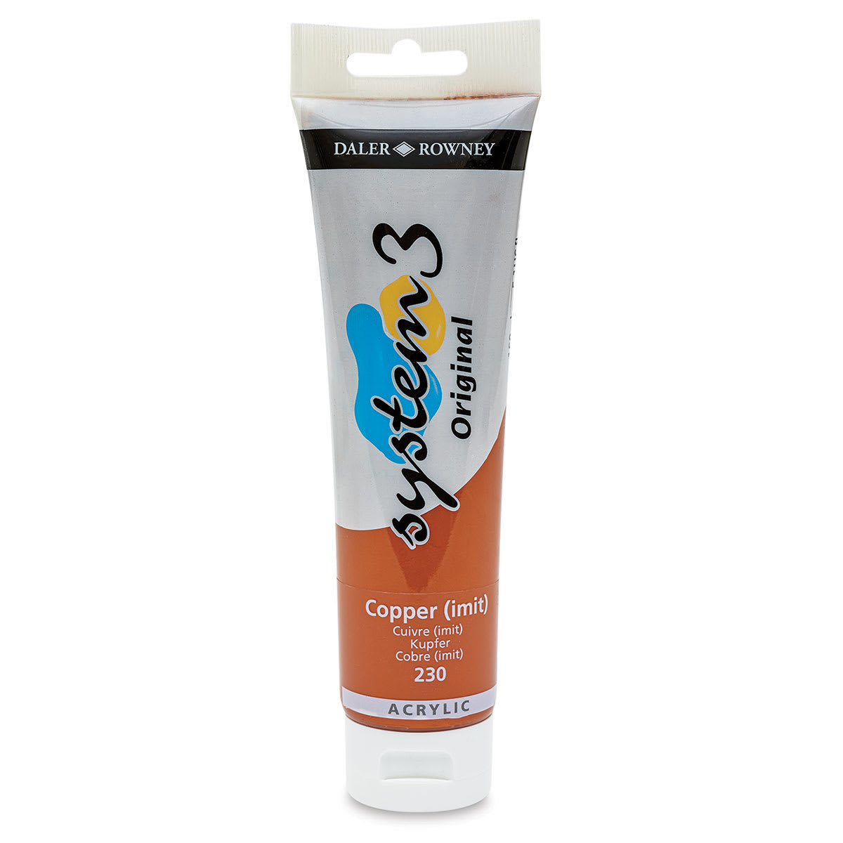 Daler-Rowney System3 Acrylic - Copper Hue, 150 ml tube