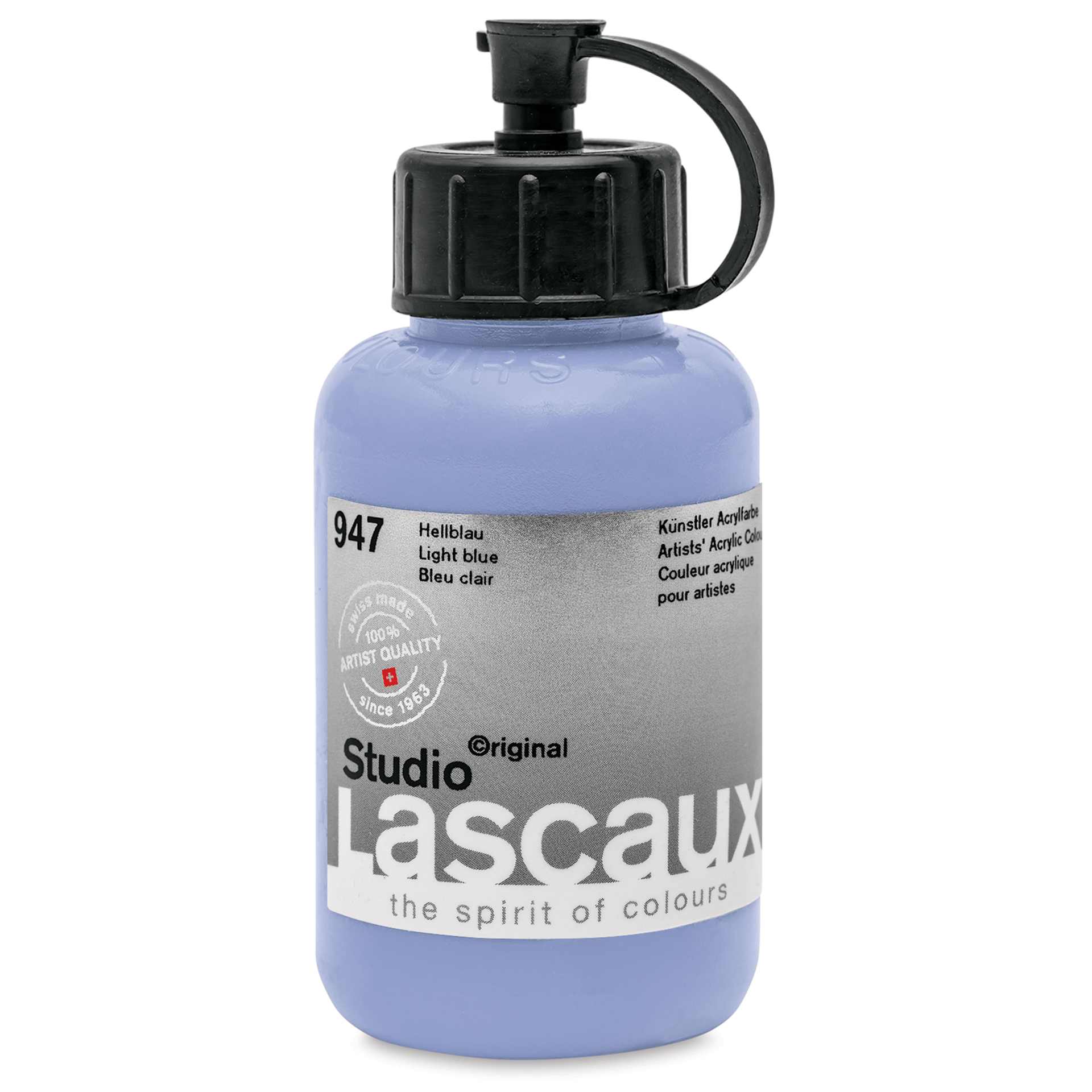Lascaux Studio Acrylics - Light Blue, 85 ml bottle