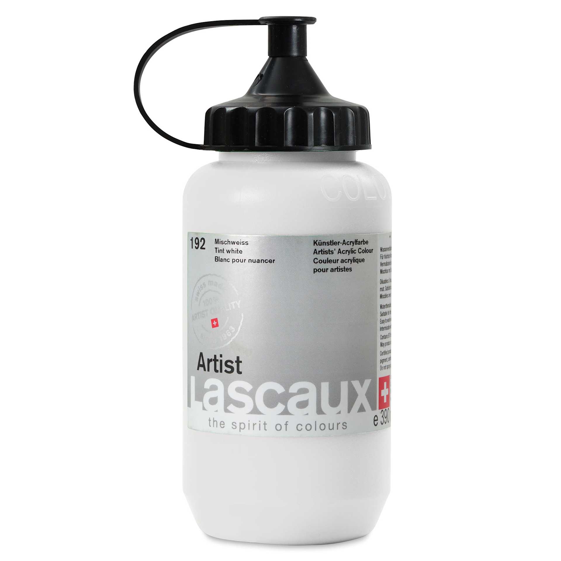Lascaux Artist Acrylics - Tint White, 390 ml tube