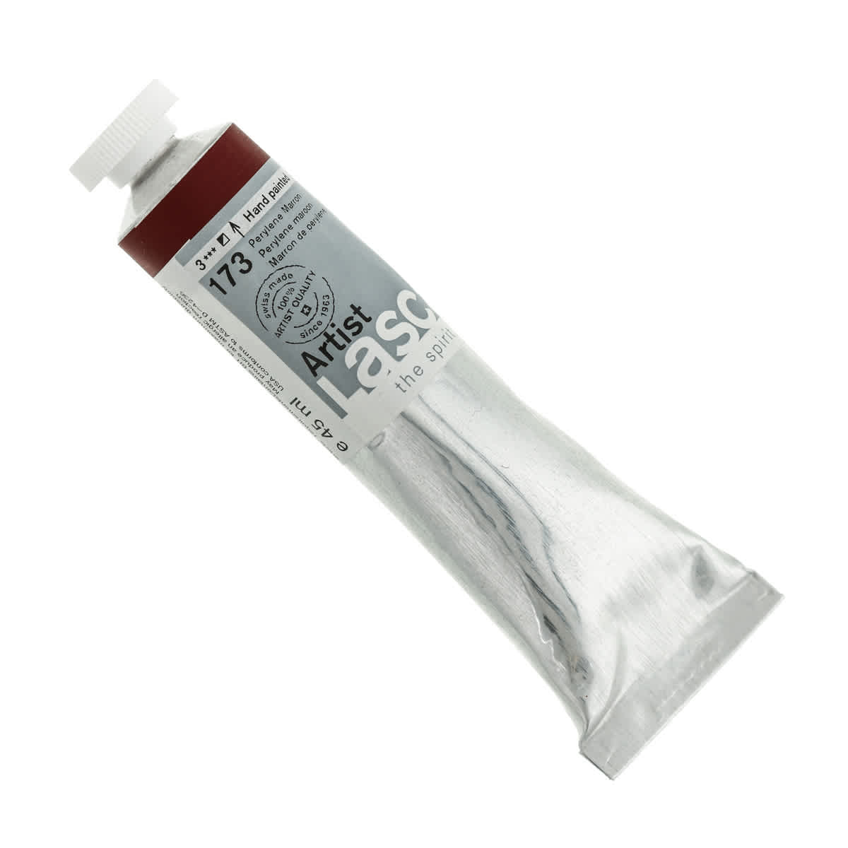 Lascaux Artist Acrylics - Perylene Maroon, 45 ml Tube
