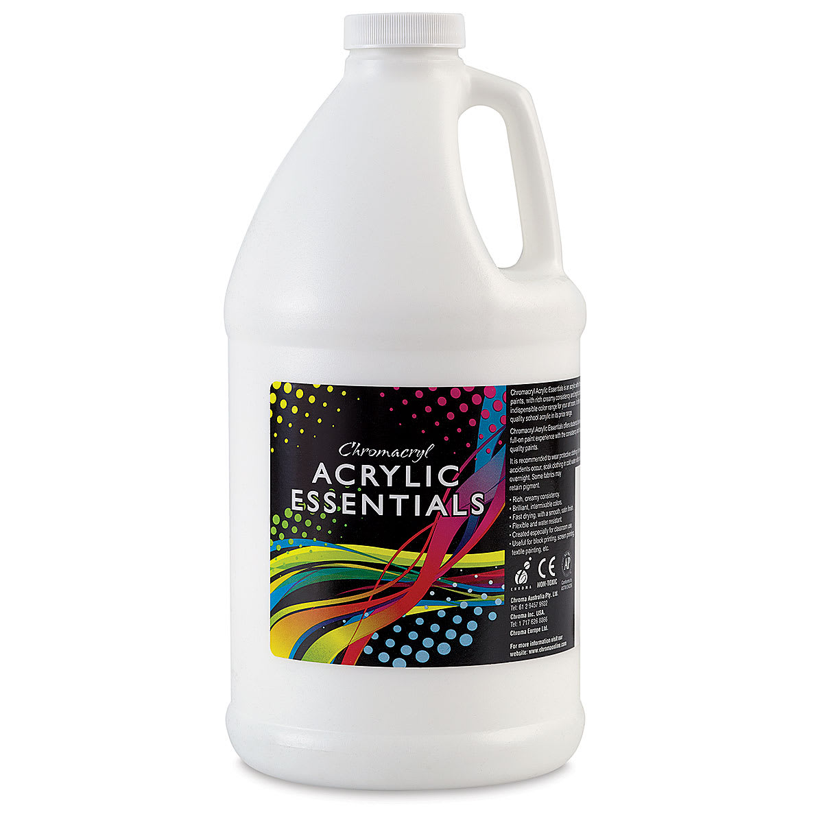Chromacryl Acrylic Essentials - White, 2 L
