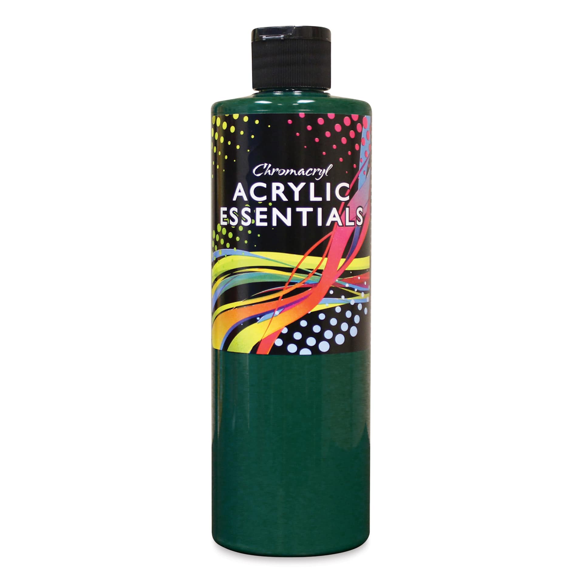 Chromacryl Acrylic Essentials - Green Deep, 500 ml bottle