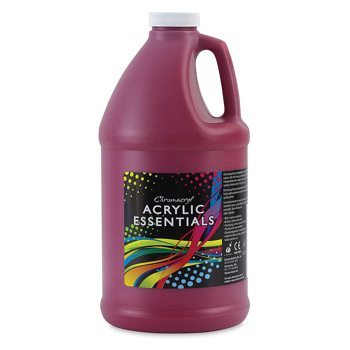 Chromacryl Acrylic Essentials - Cool Red, 2 L