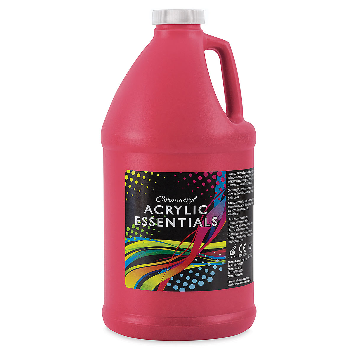 Chromacryl Acrylic Essentials - Warm Red, 2 L