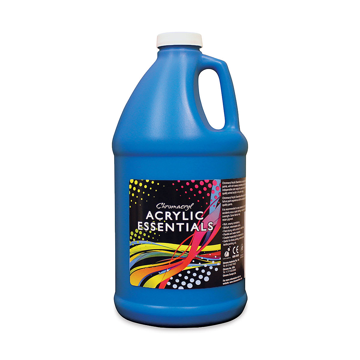 Chromacryl Acrylic Essentials - Cobalt Blue, 2 L