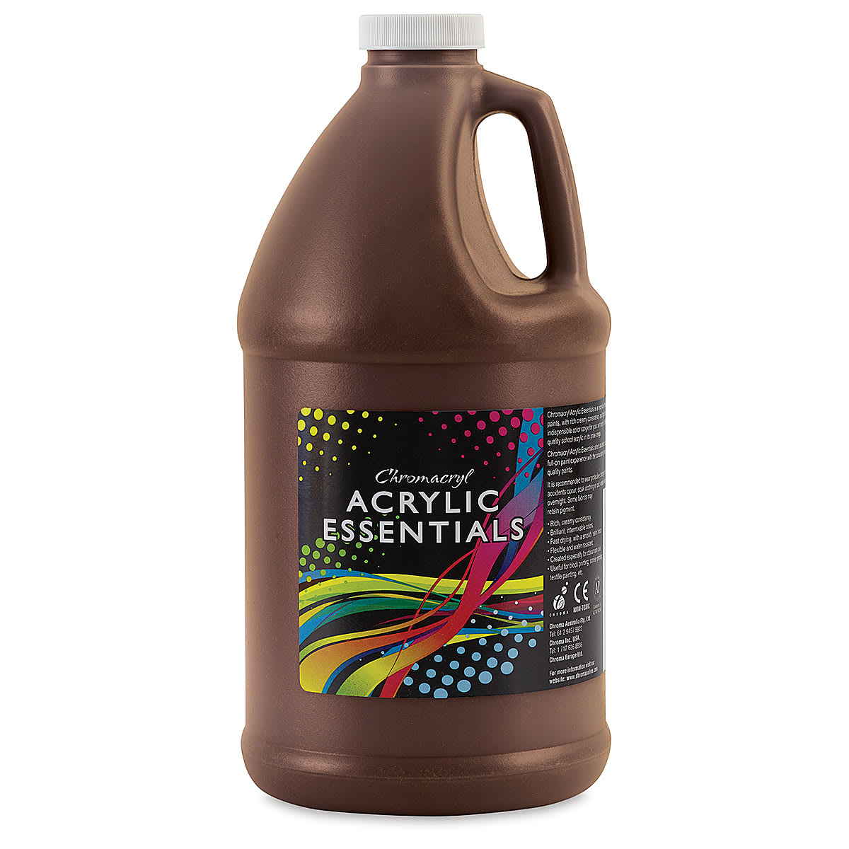 Chromacryl Acrylic Essentials - Burnt Umber, 2 L