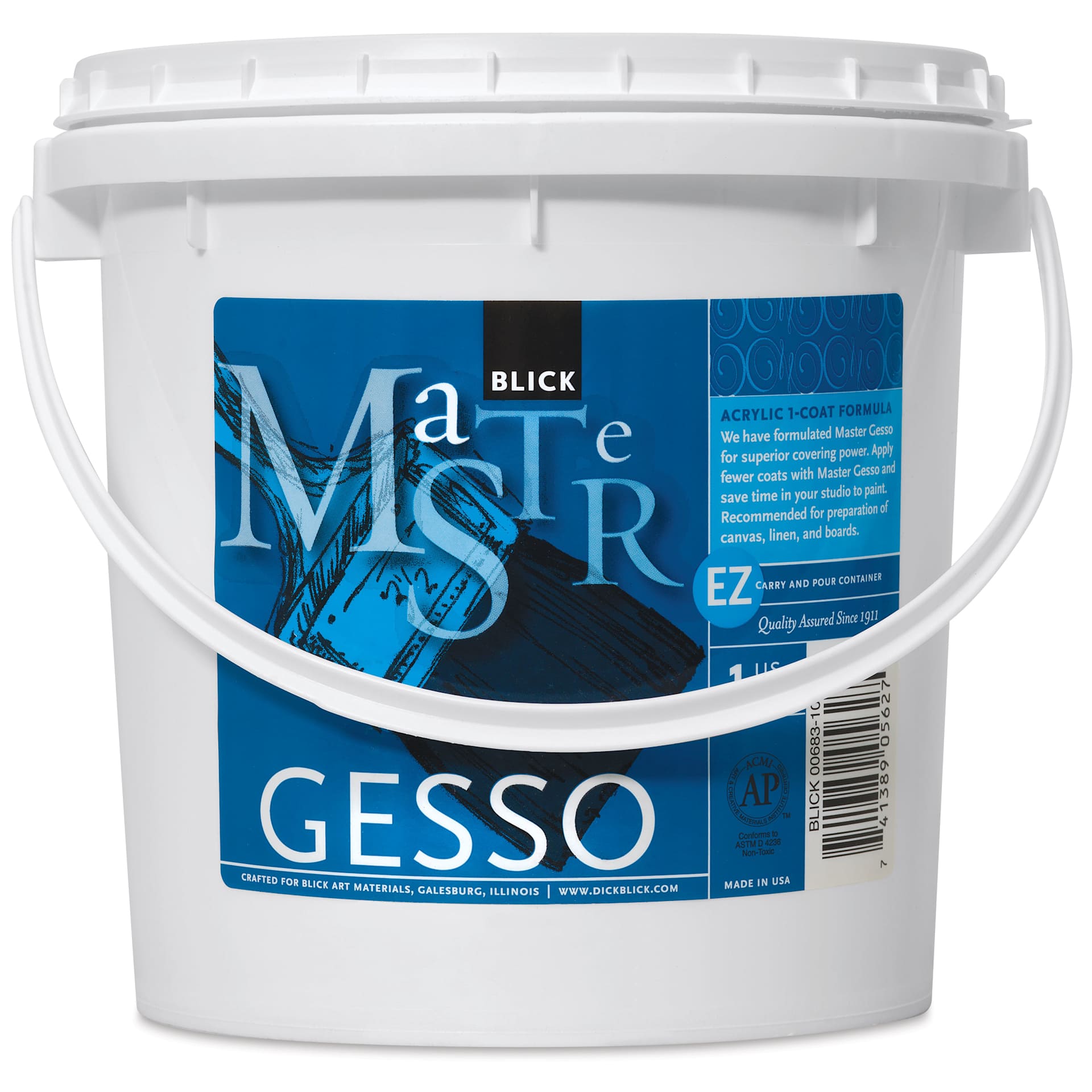 Blick Master Gesso - 1 Coat, Gallon