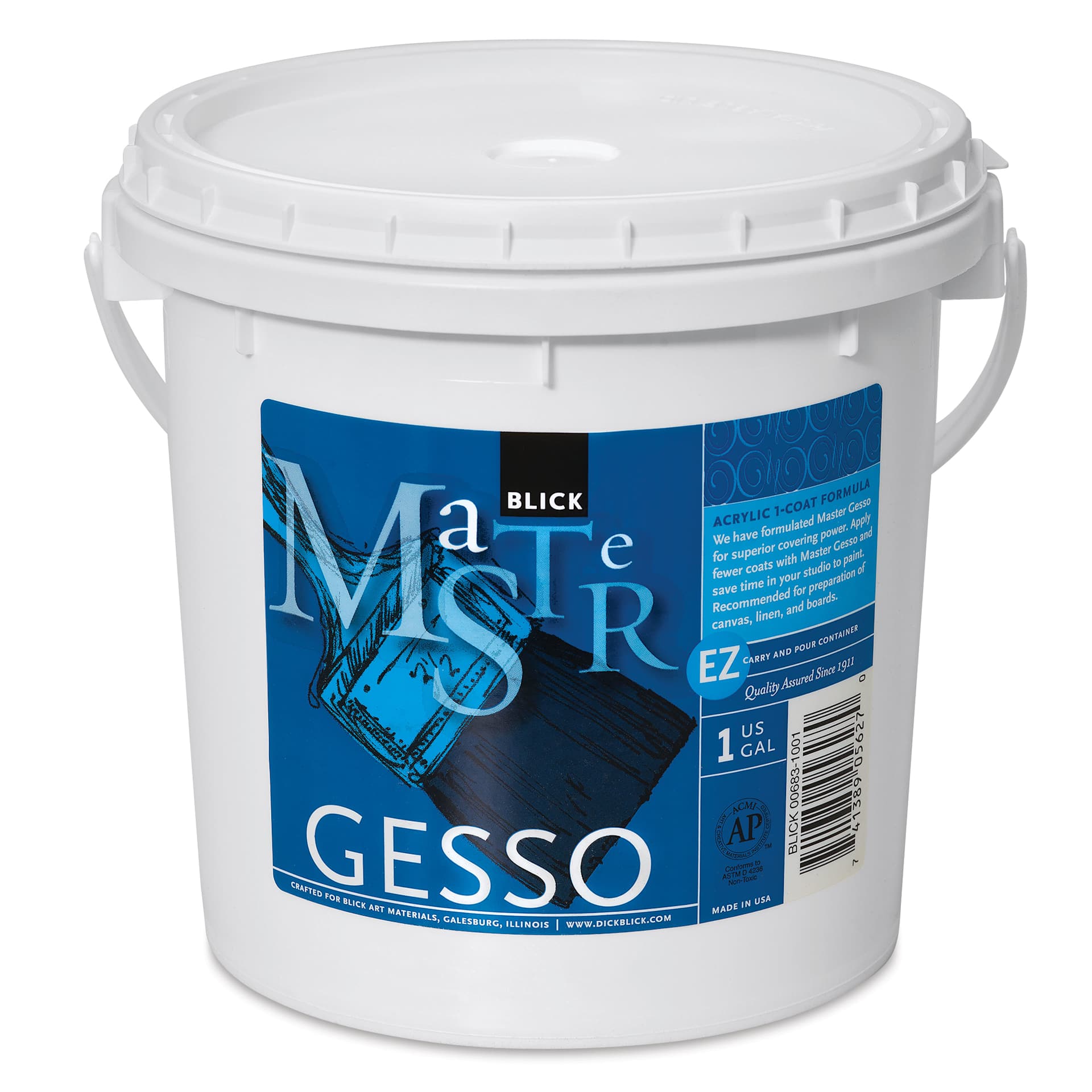 Blick Master Gesso - 1 Coat, Gallon