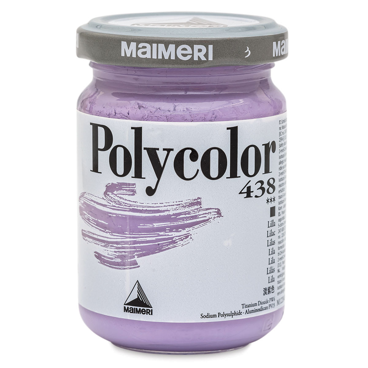 Maimeri Polycolor Vinyl Paints - Lilac, 140 ml jar