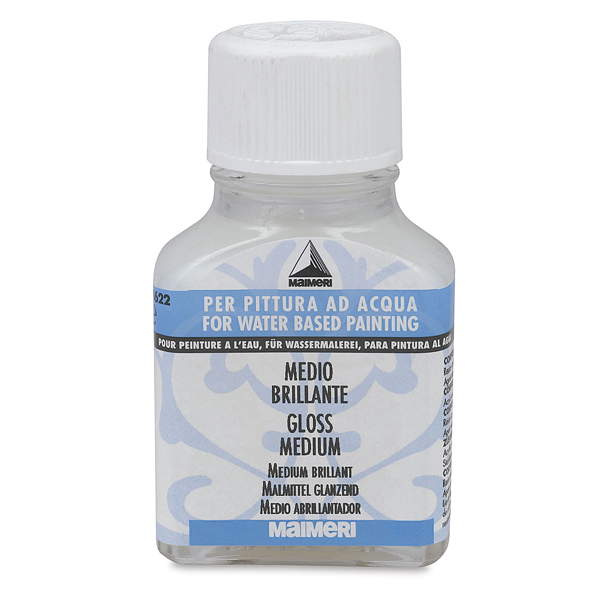 Maimeri Acrylic Polymer Medium - Front of Gloss 75 ml bottle shown