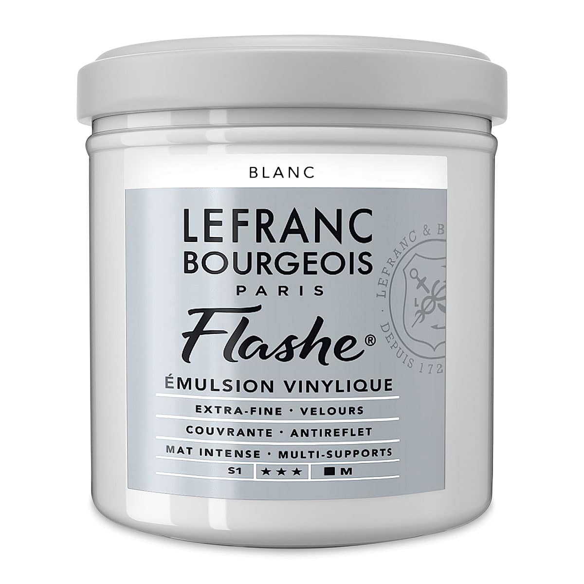 Lefranc & Bourgeois Flashe Vinyl Paint - White,  125 ml jar