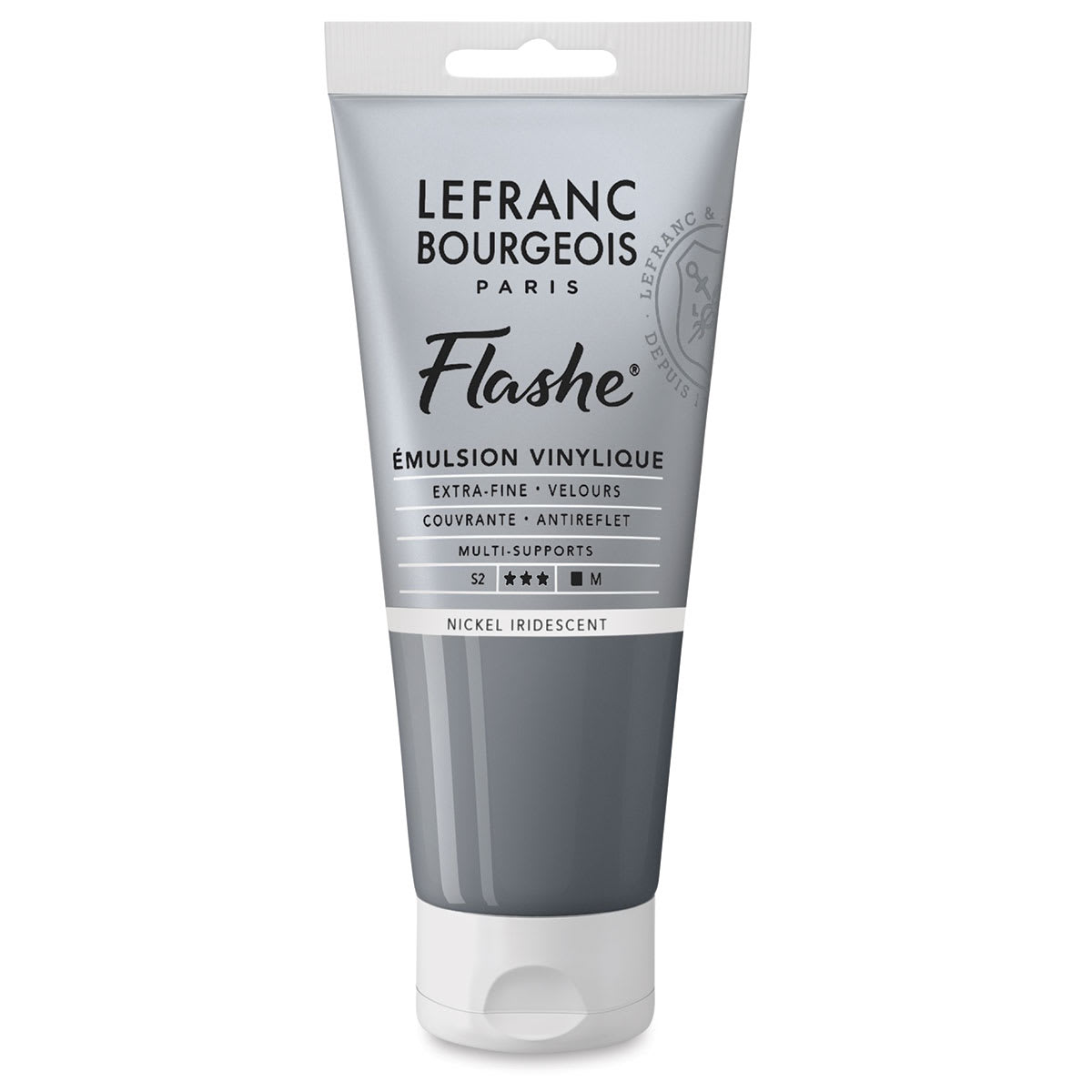 Lefranc & Bourgeois Flashe Vinyl Paint - Iridescent Nickel, 80 ml