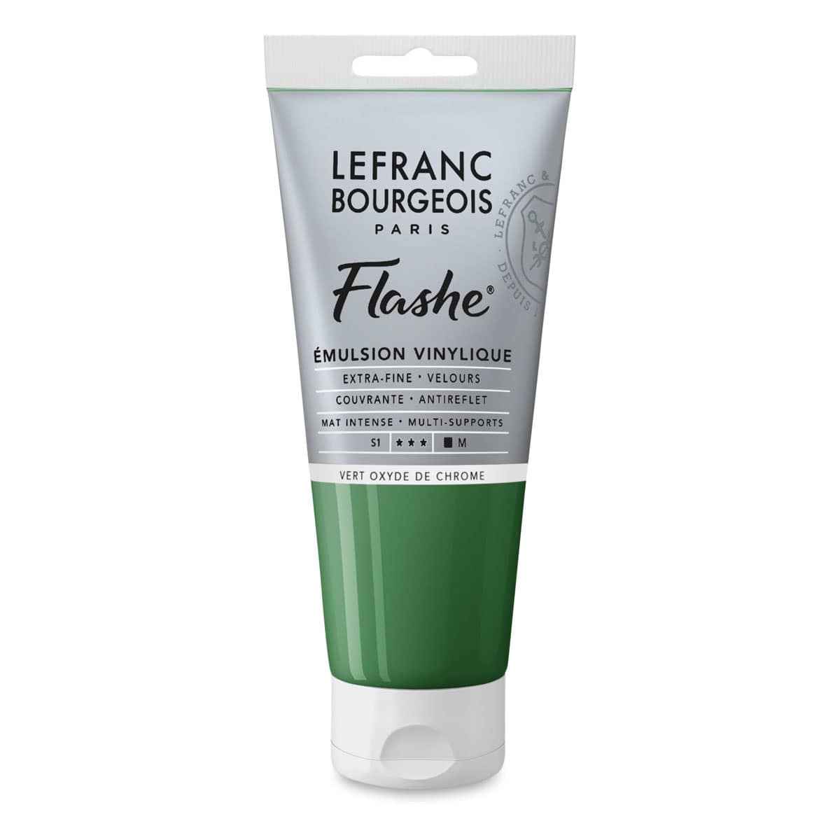 Lefranc & Bourgeois Flashe Vinyl Paint - Chromium Oxide Green, 80 ml
