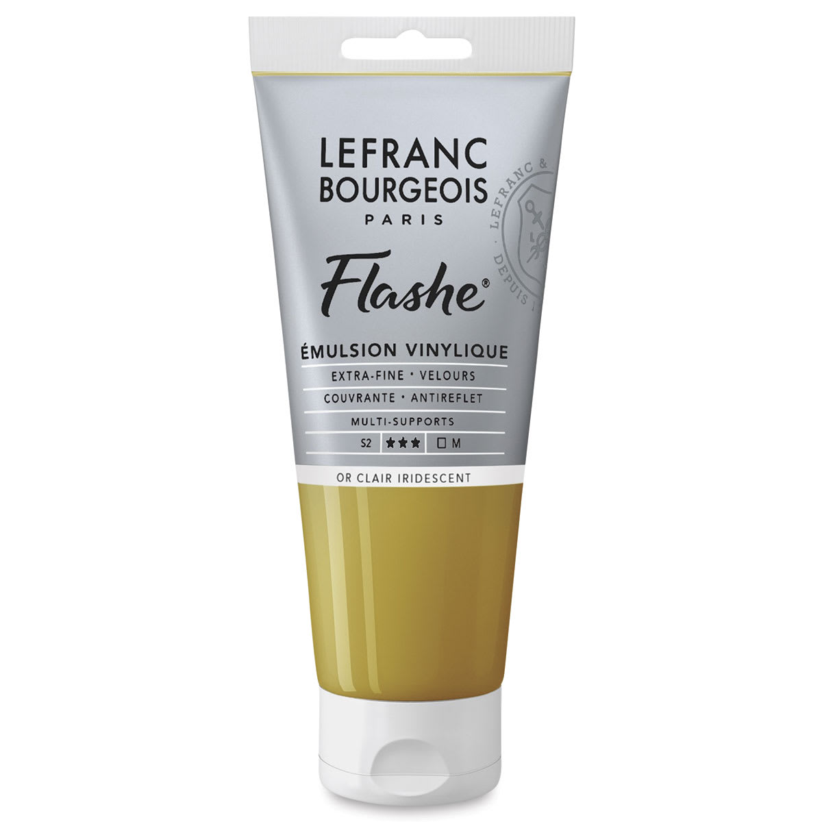 Lefranc & Bourgeois Flashe Vinyl Paint - Iridescent Light Gold, 80 ml
