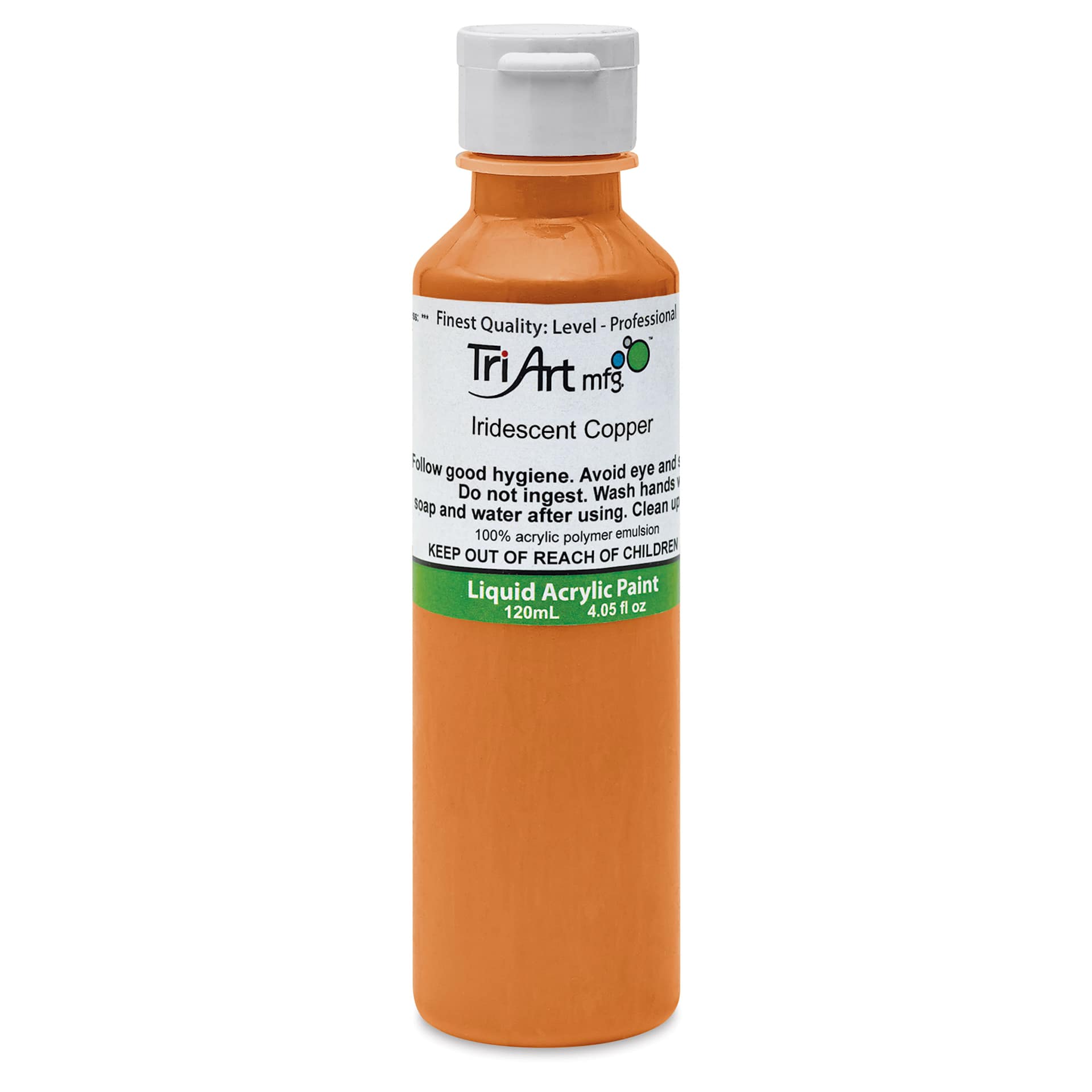 Tri-Art Liquid Artist Acrylics - Iridescent Copper, 120 ml bottle