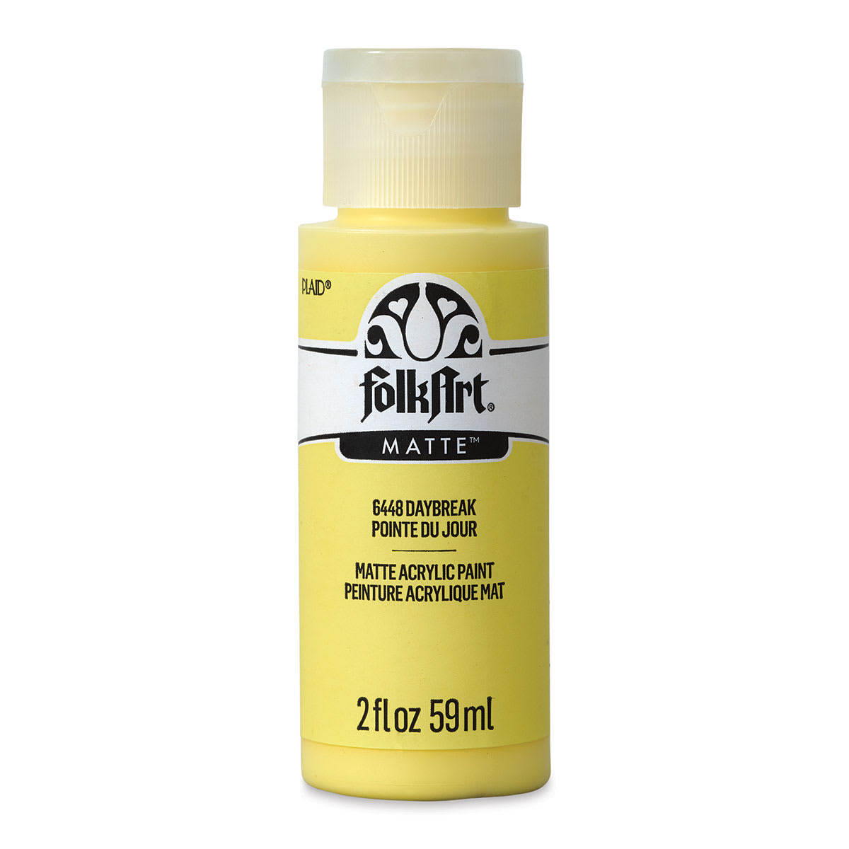 FolkArt Matte Acrylic Paint - Daybreak, 2 oz, Bottle (Front)