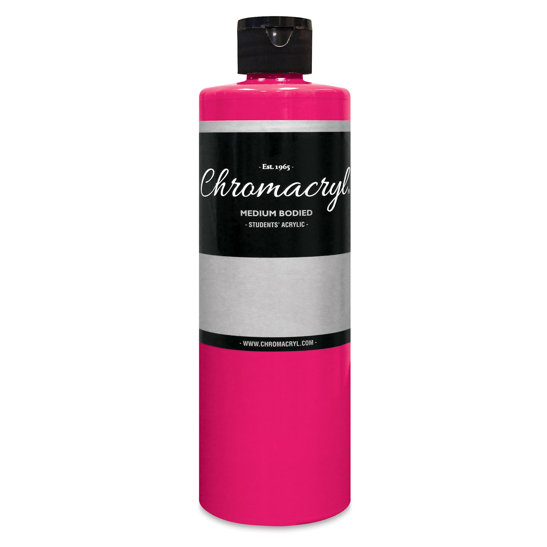 Chromacryl Students' Acrylics - Neon Pink, 16 oz bottle