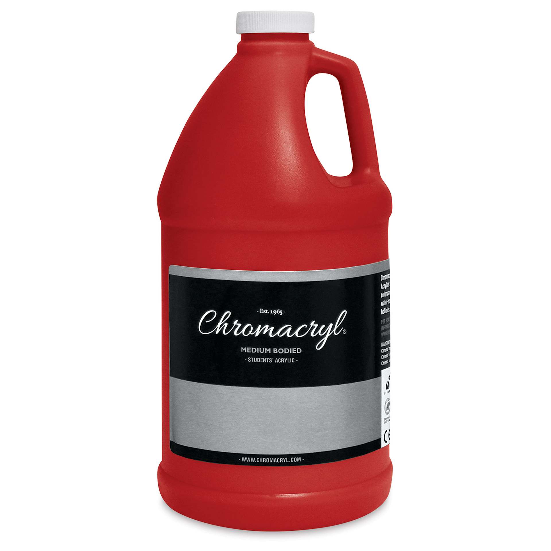 Chromacryl Students' Acrylics - Cool Red, 64 oz bottle