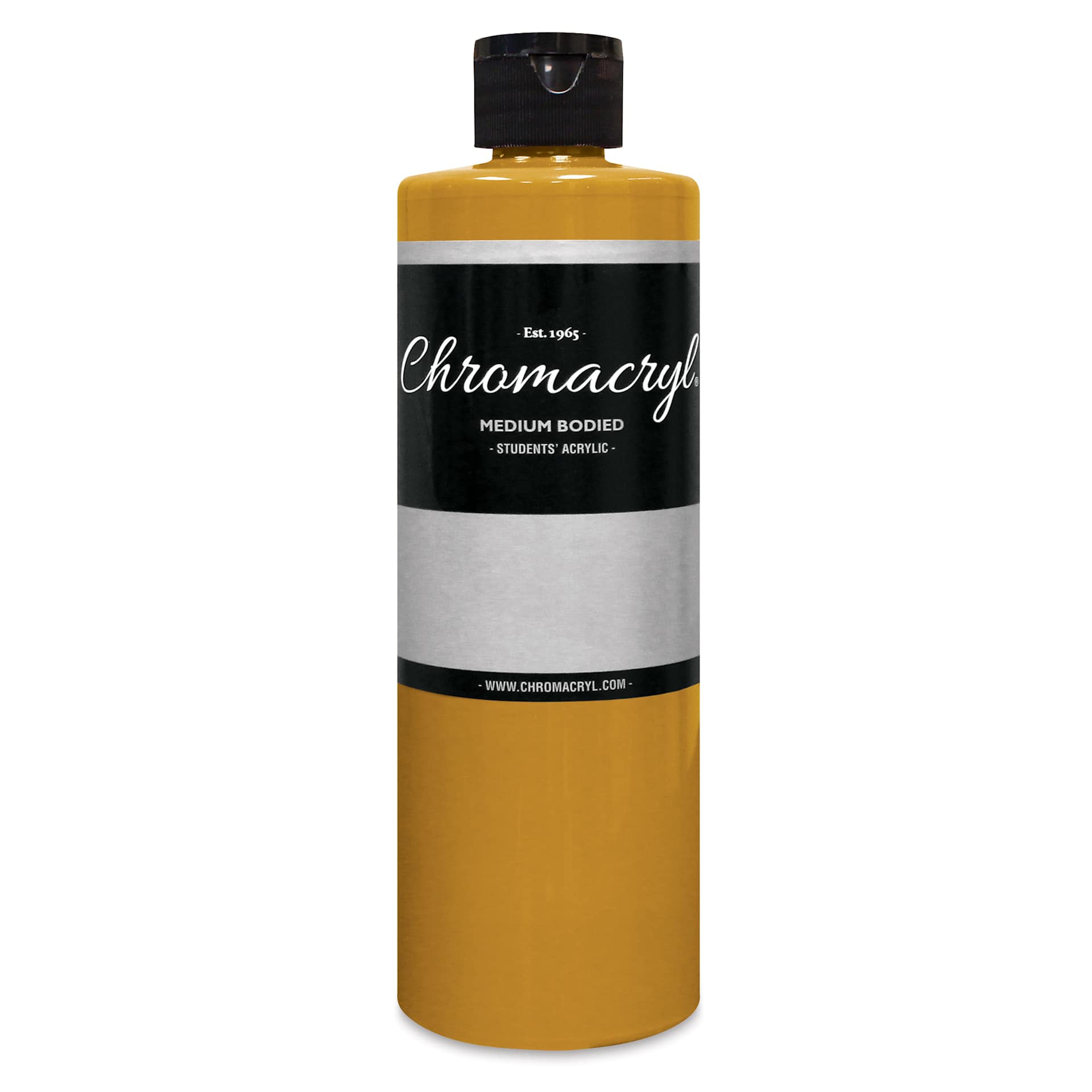 Chromacryl Students' Acrylics - Yellow Oxide, 16 oz bottle
