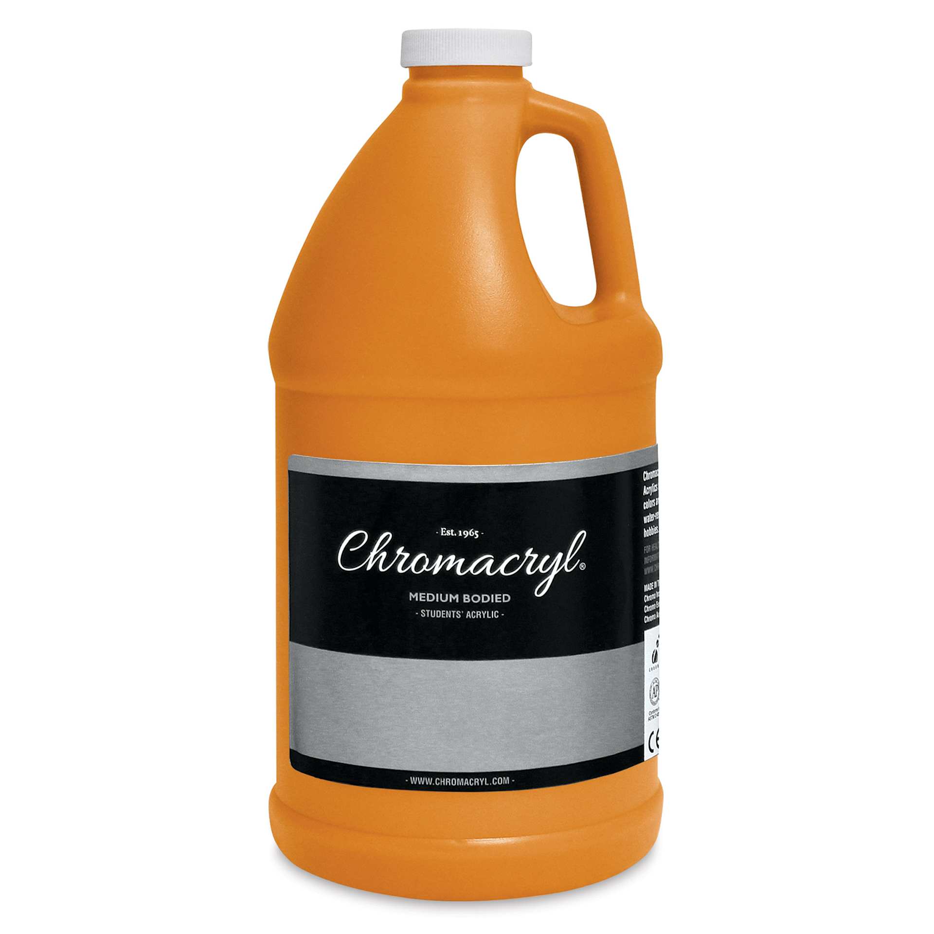 Chromacryl Students' Acrylics - Warm Yellow, 64 oz bottle