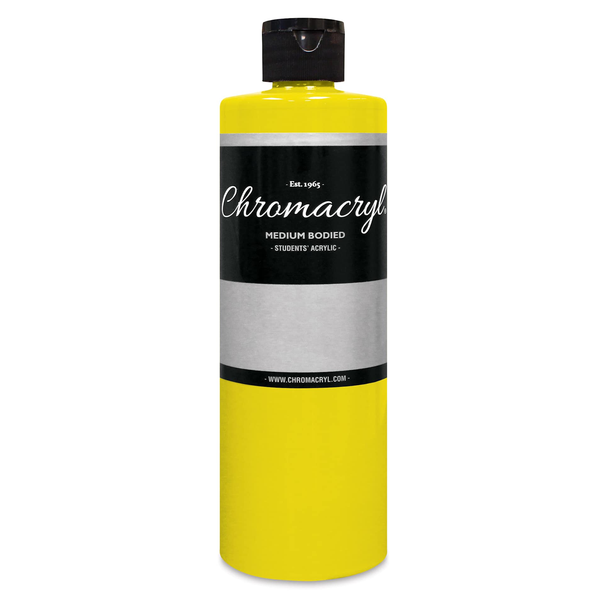 Chromacryl Students' Acrylics - Cool Yellow, 16 oz bottle