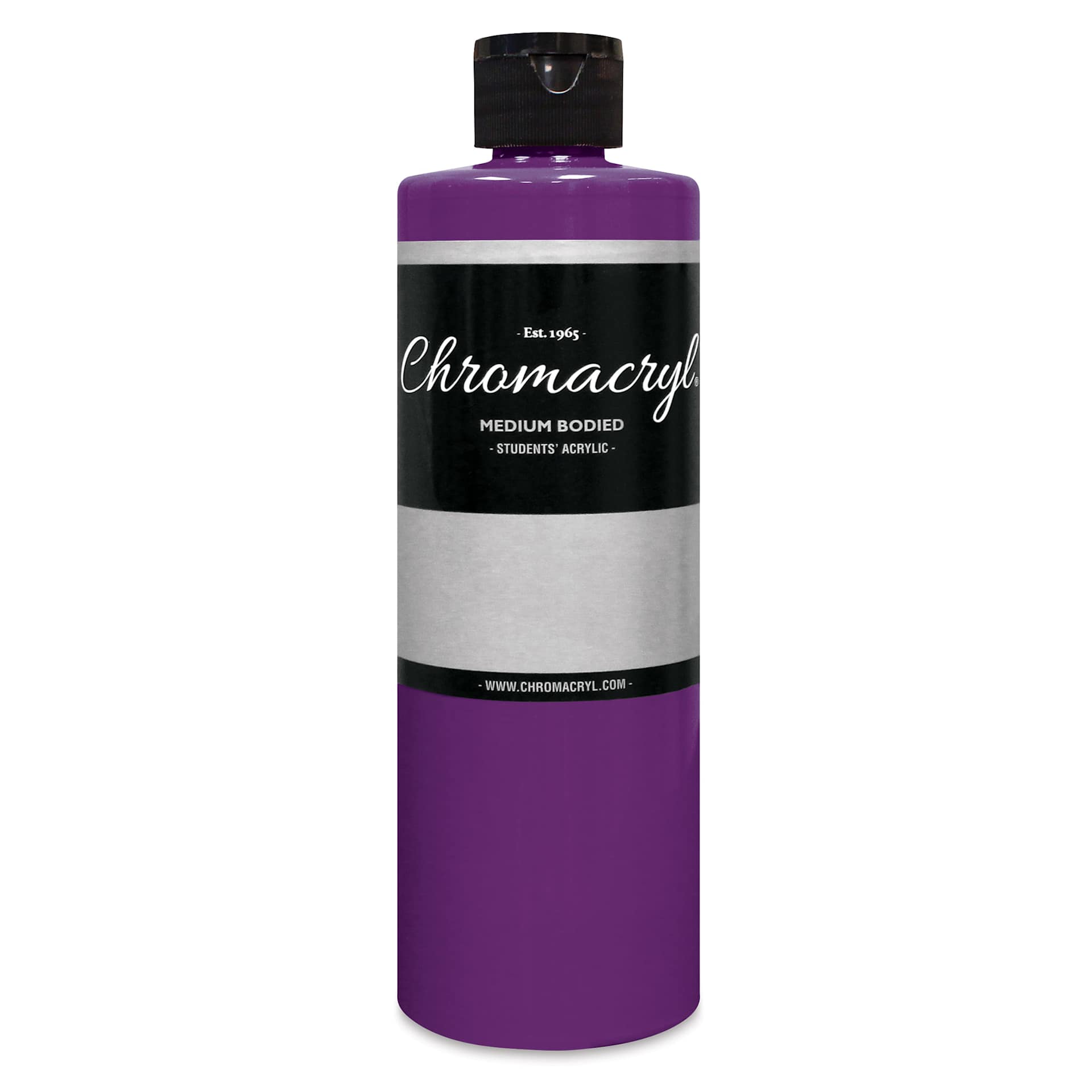 Chromacryl Students' Acrylics - Neon Violet, 16 oz bottle
