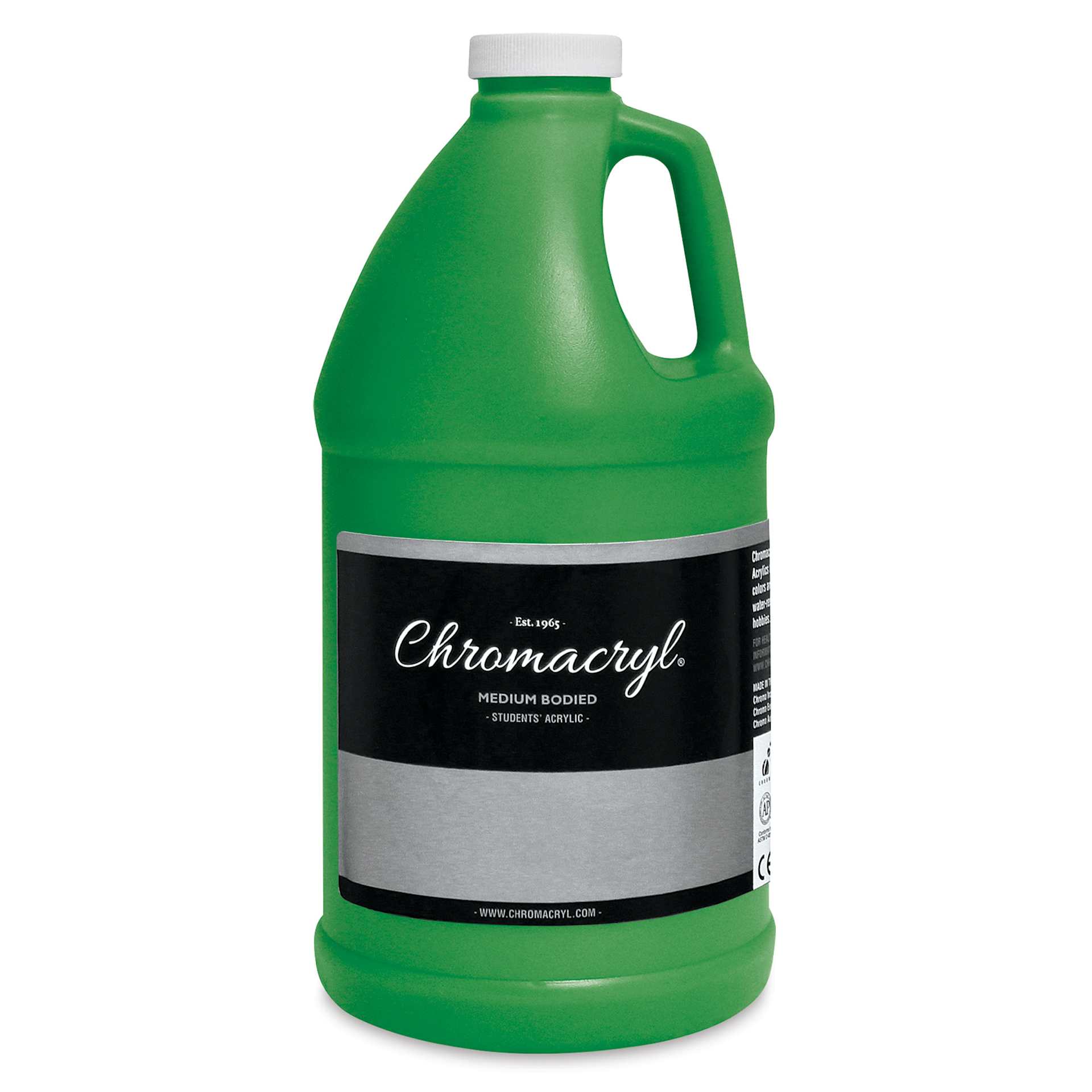 Chromacryl Students' Acrylics - Green Light, 64 oz bottle