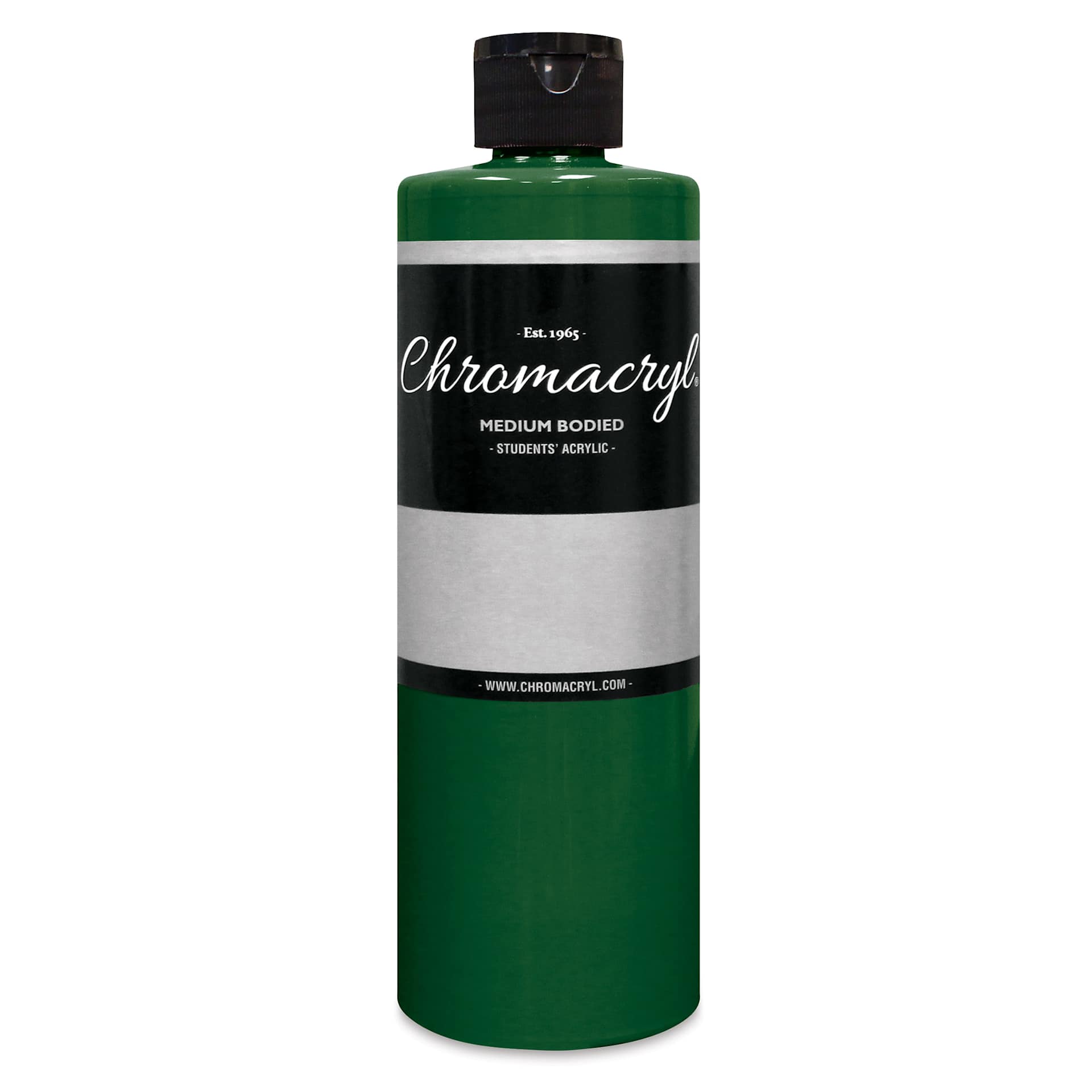 Chromacryl Students' Acrylics - Green Deep, 16 oz bottle