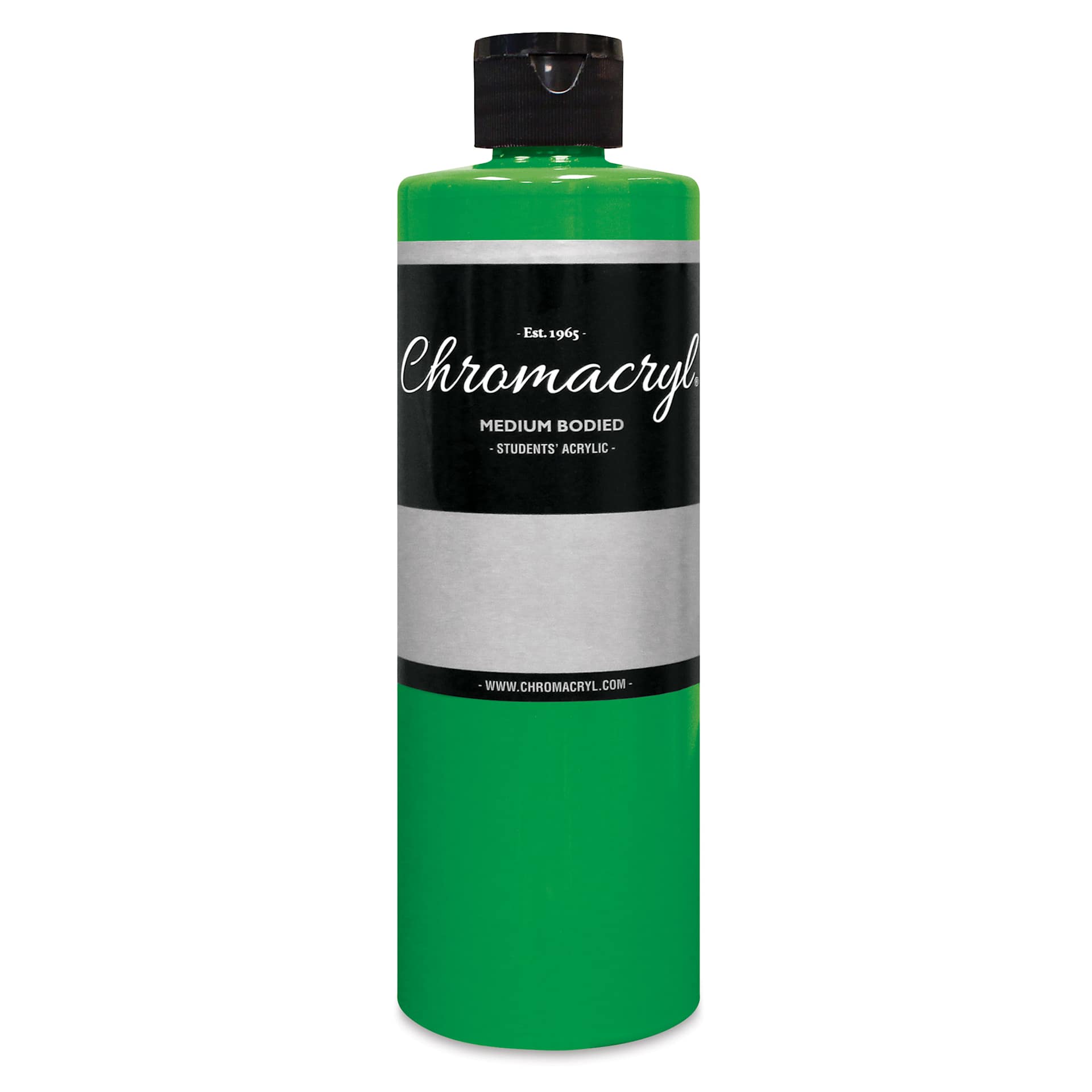 Chromacryl Students' Acrylics - Neon Green, 16 oz bottle