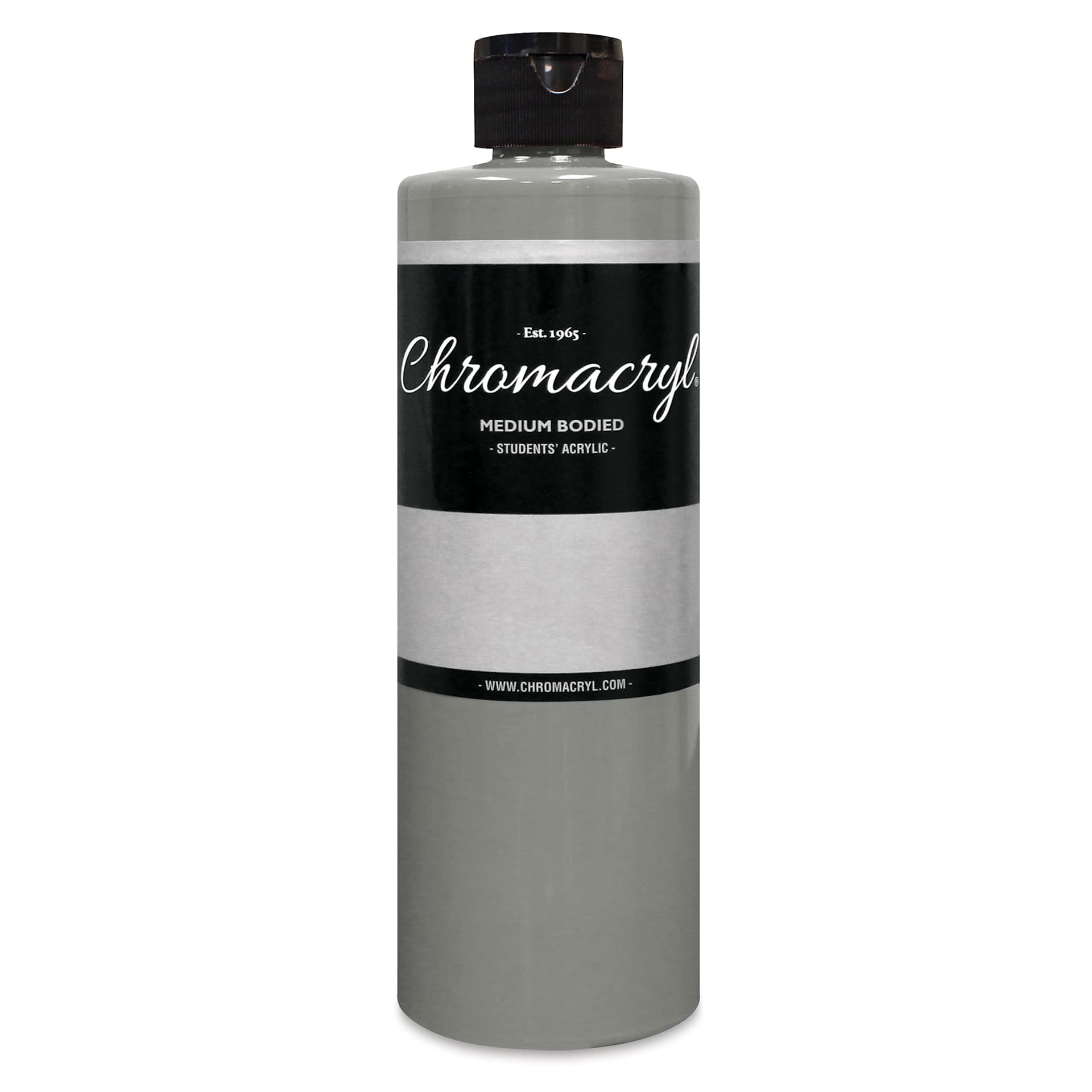 Chromacryl Students' Acrylics - Silver, 16 oz bottle