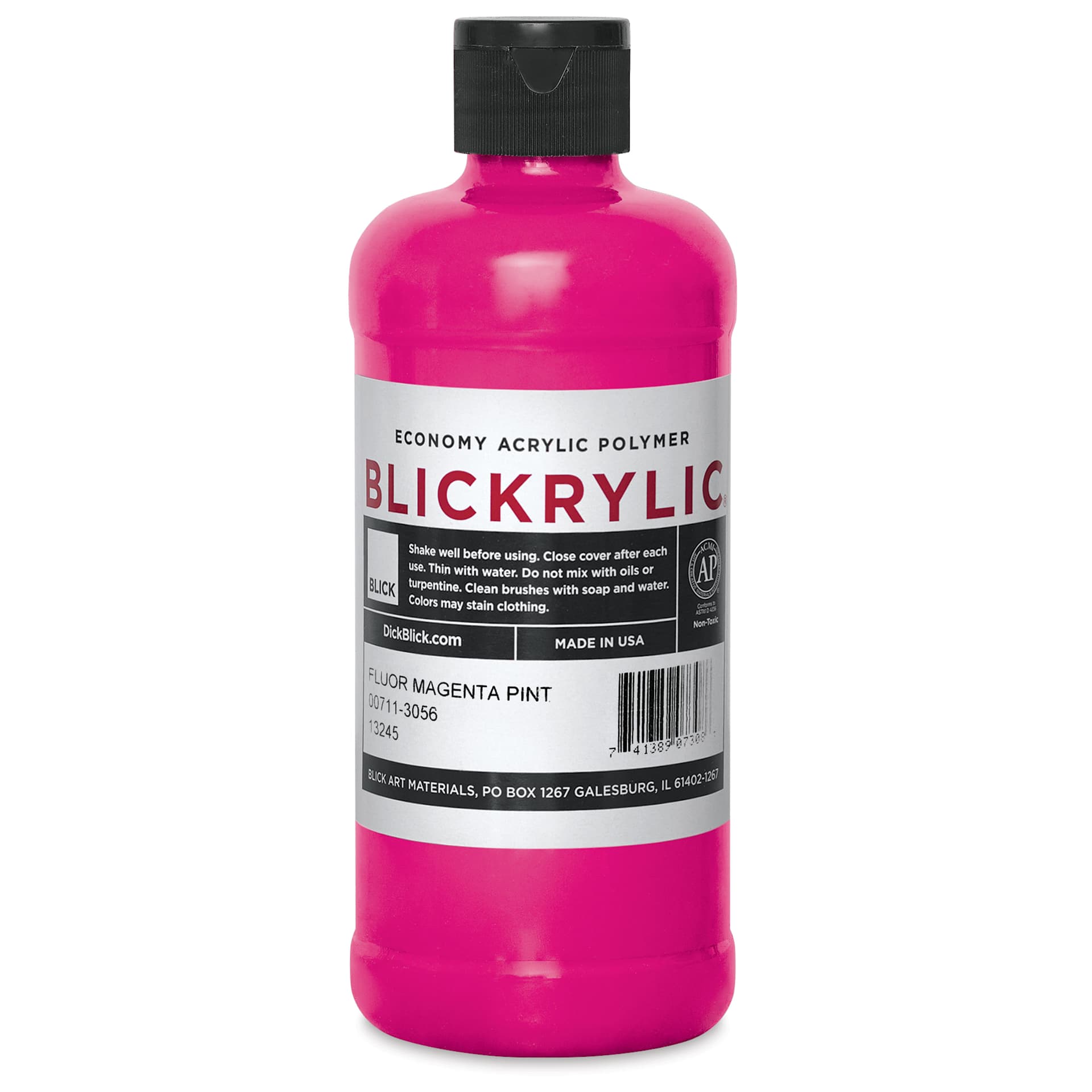 Blickrylic Student Acrylics - Fluorescent Magenta, Pint