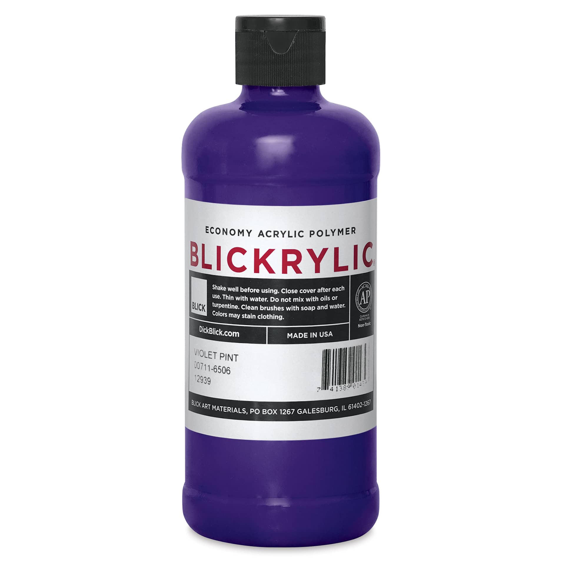 Blickrylic Student Acrylics - Violet, Pint