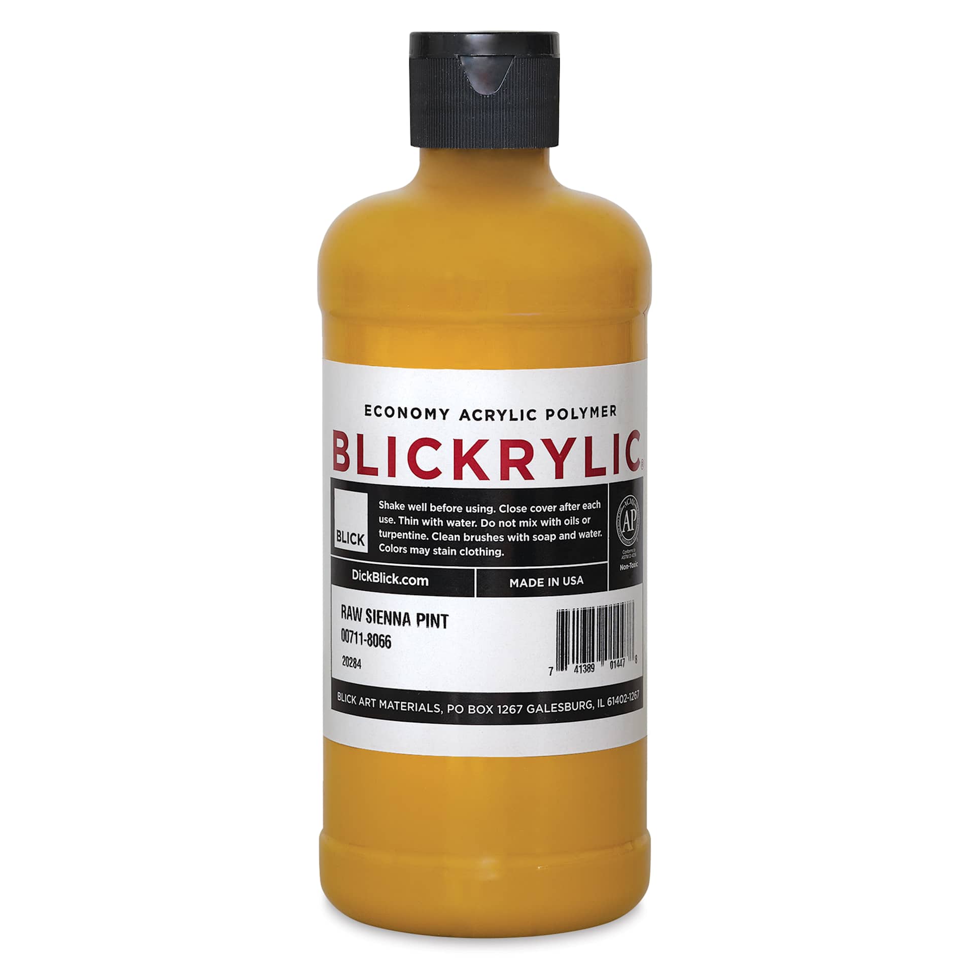 Blickrylic Student Acrylics - Raw Sienna, Pint