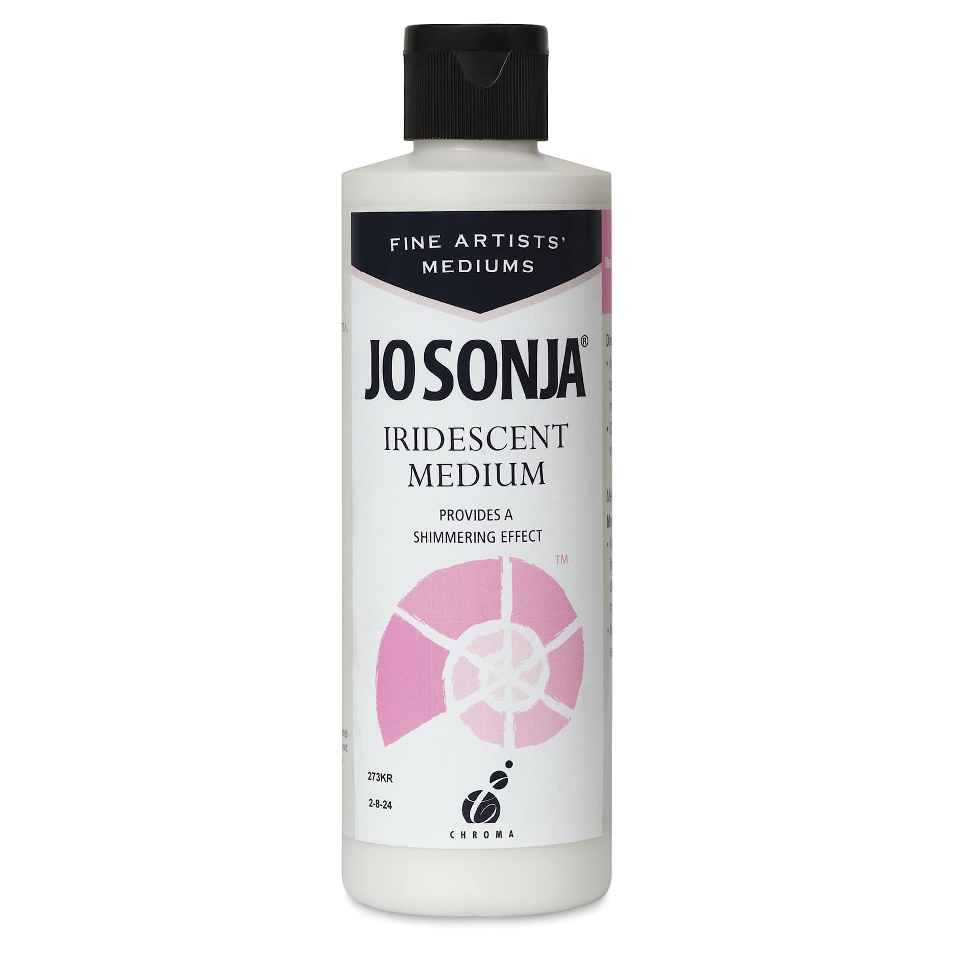 Chroma’s Jo Sonja Artists’ Iridescent Medium - 8 oz bottle - front