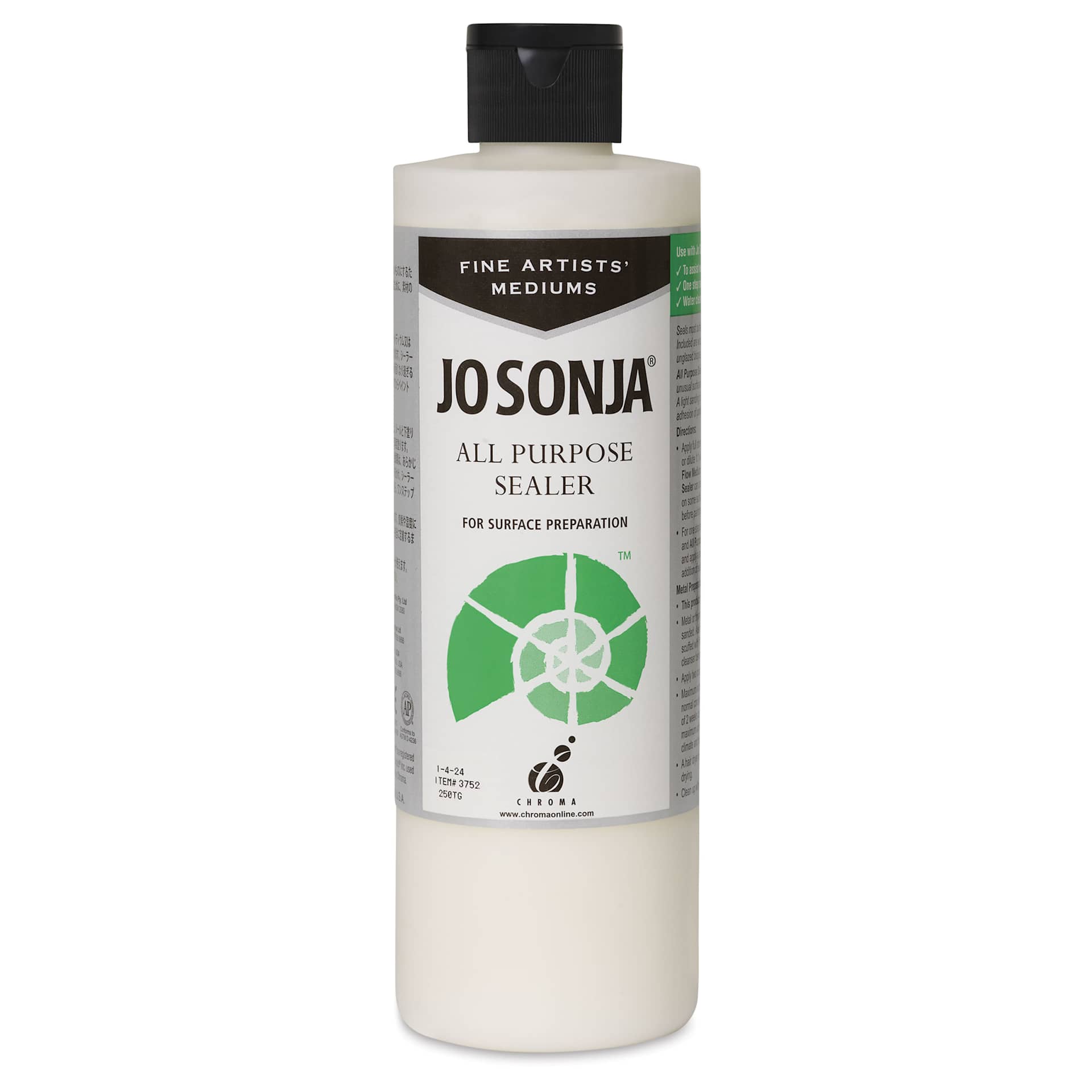 Jo Sonja's All Purpose Sealer - 16 oz bottle - front