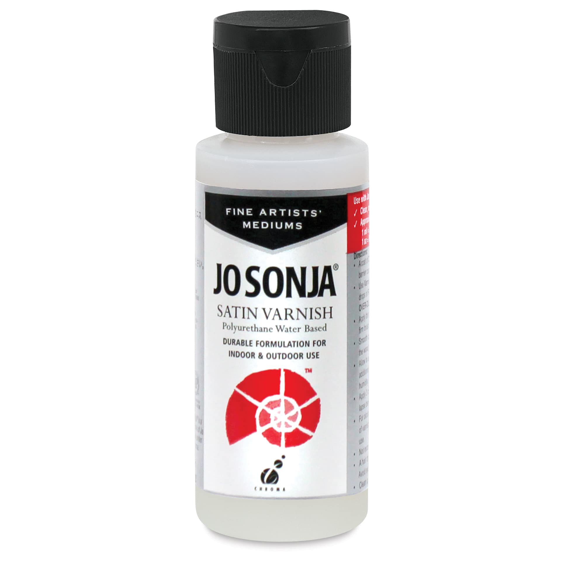 Jo Sonja's Polyurethane Varnish - Satin, 2 oz bottle