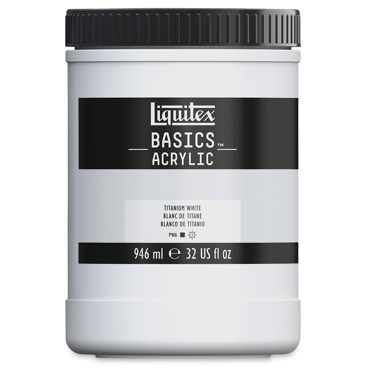 Liquitex Basics - Titanium White, 32 oz jar