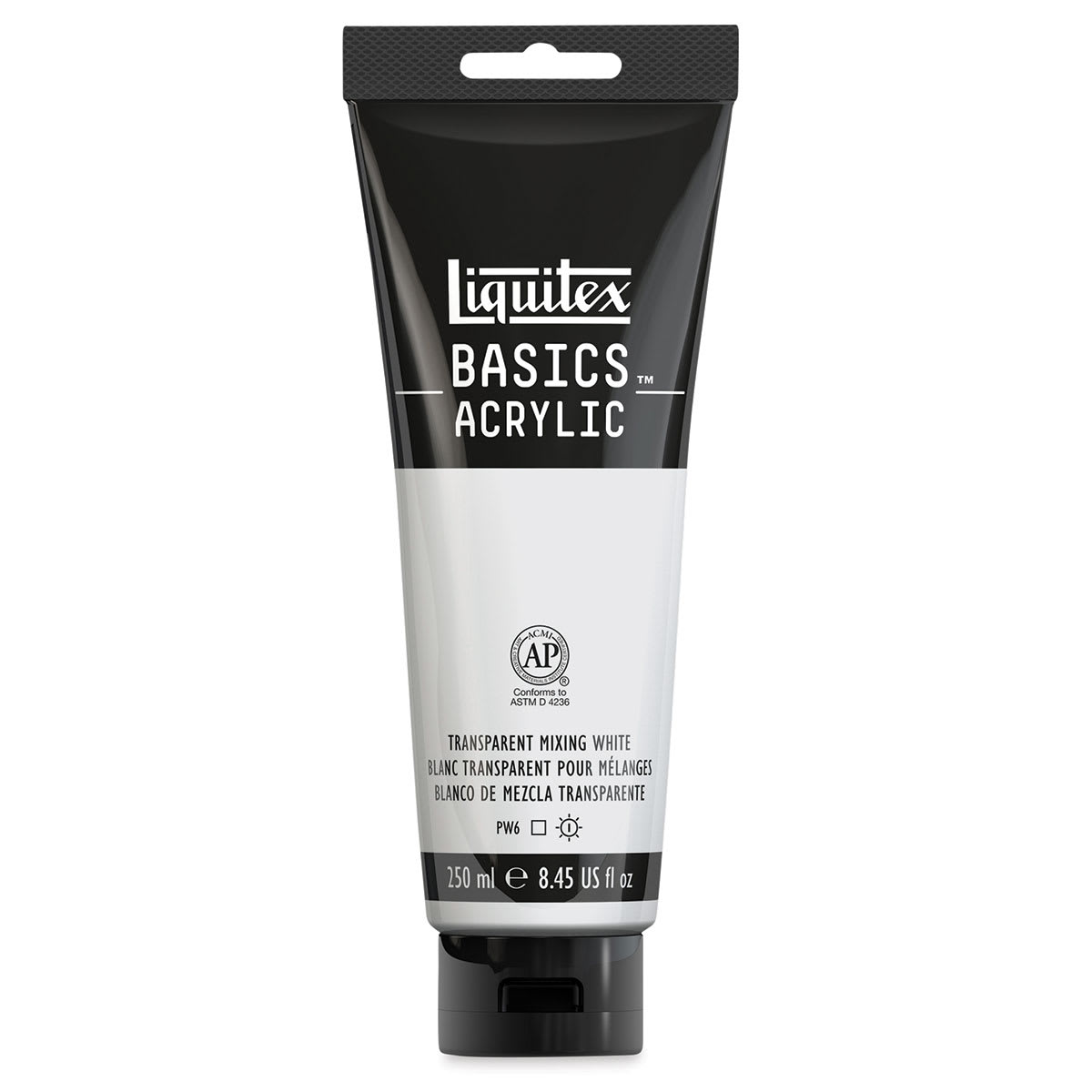 Liquitex Basics - Transparent Mixing White, 8.5 oz tube