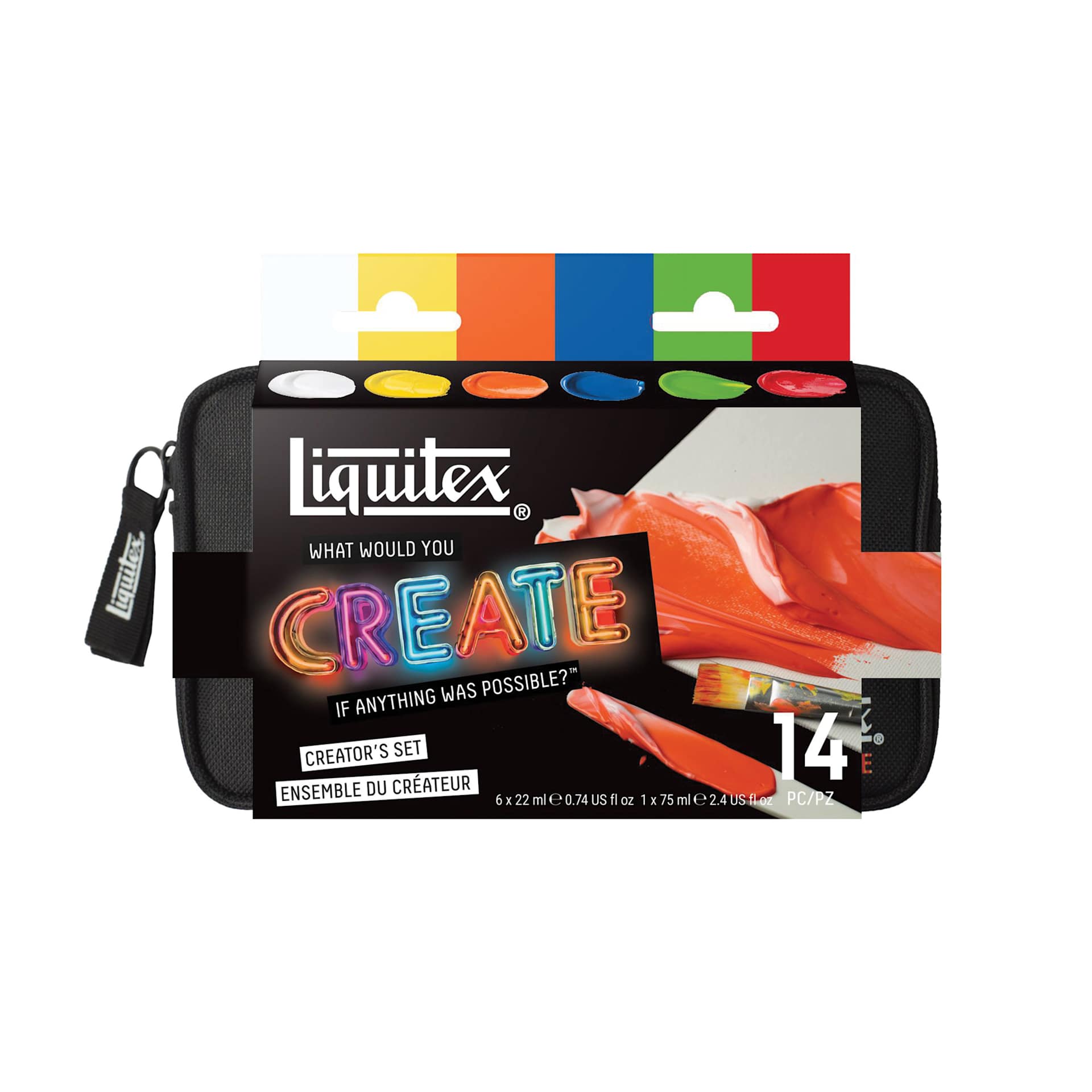 Liquitex What Would You Create Basics Acrylic Set - Creator's, Set of 14 