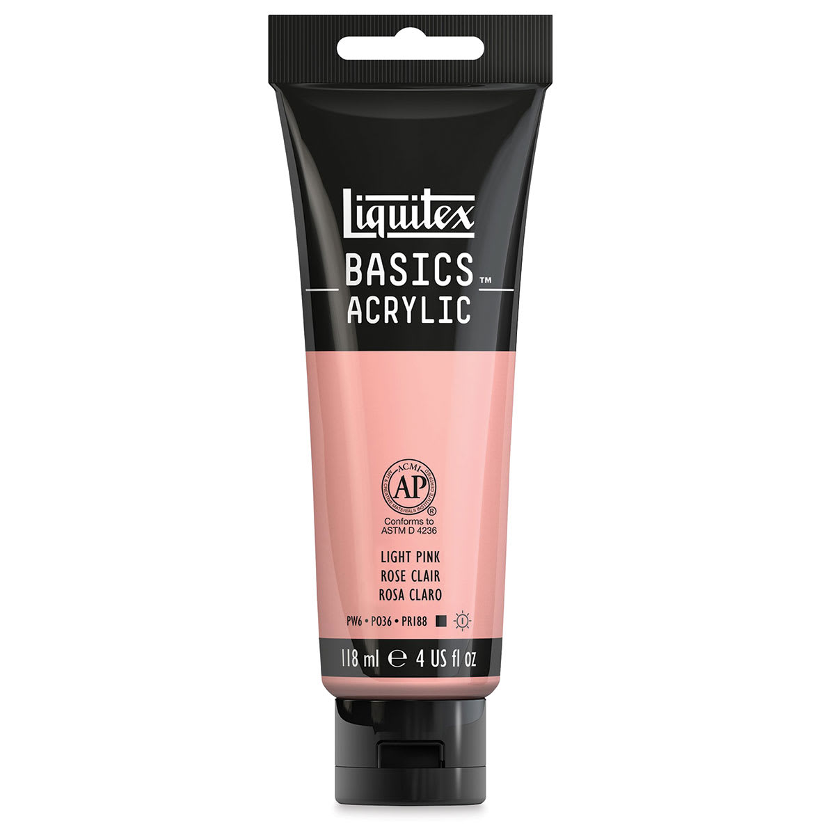 Liquitex Basics - Light Pink, 4 oz tube