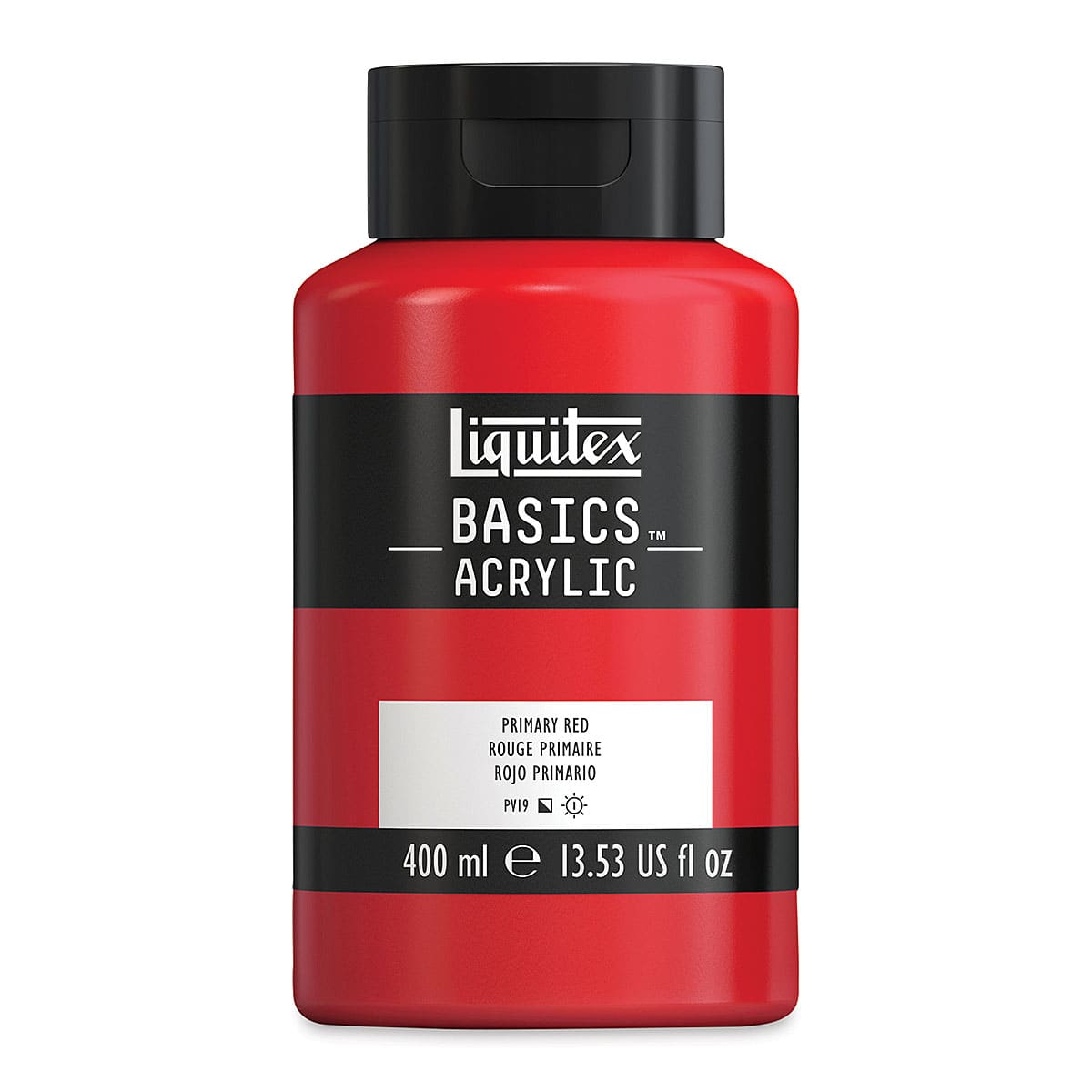 Liquitex Basics - Primary Red, 13.5 oz Squeeze Bottle