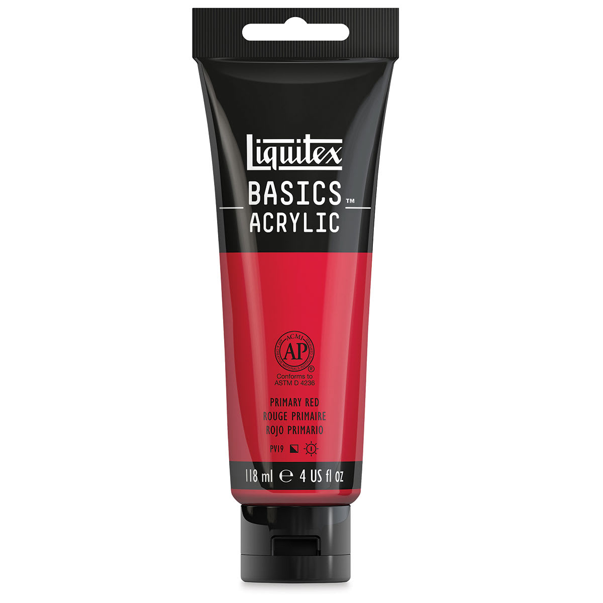 Liquitex Basics - Primary Red, 4 oz tube