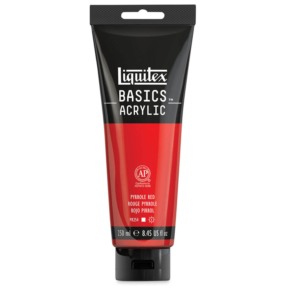 Liquitex Basics - Pyrrole Red, 8.5 oz tube