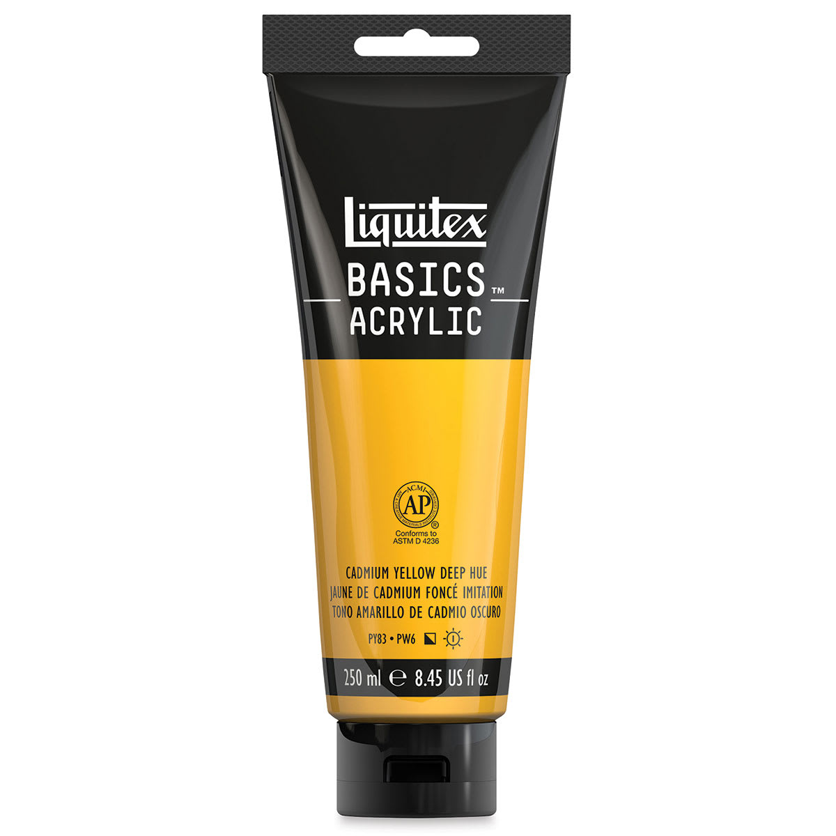 Liquitex Basics - Cadmium Yellow Deep Hue, 8.5 oz Tube