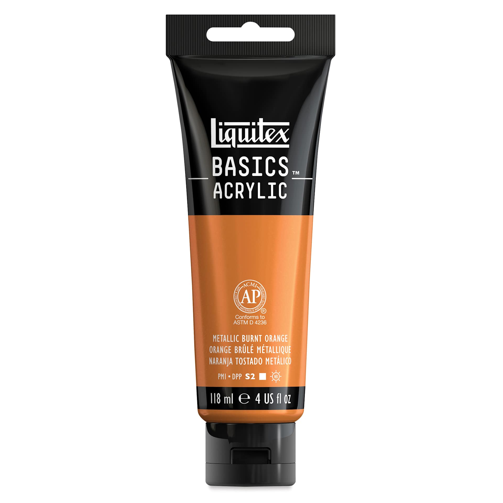 Liquitex Basics - Metallic Burnt Orange, 118 ml