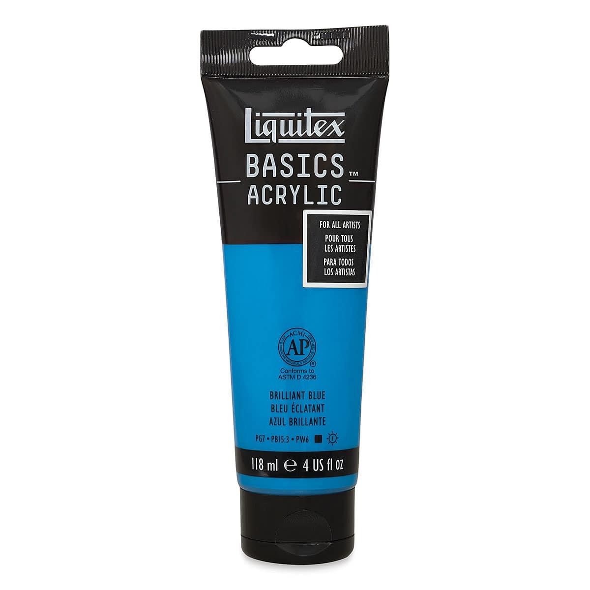 Liquitex Basics - Brilliant Blue, 4 oz tube