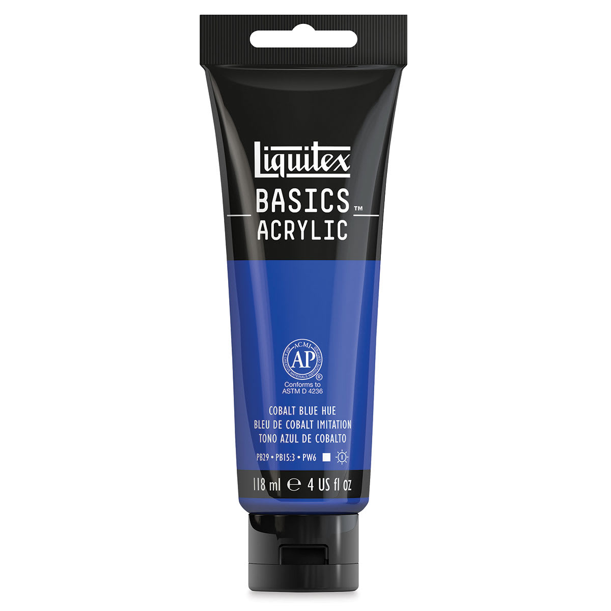 Liquitex Basics - Cobalt Blue Hue, 4 oz tube