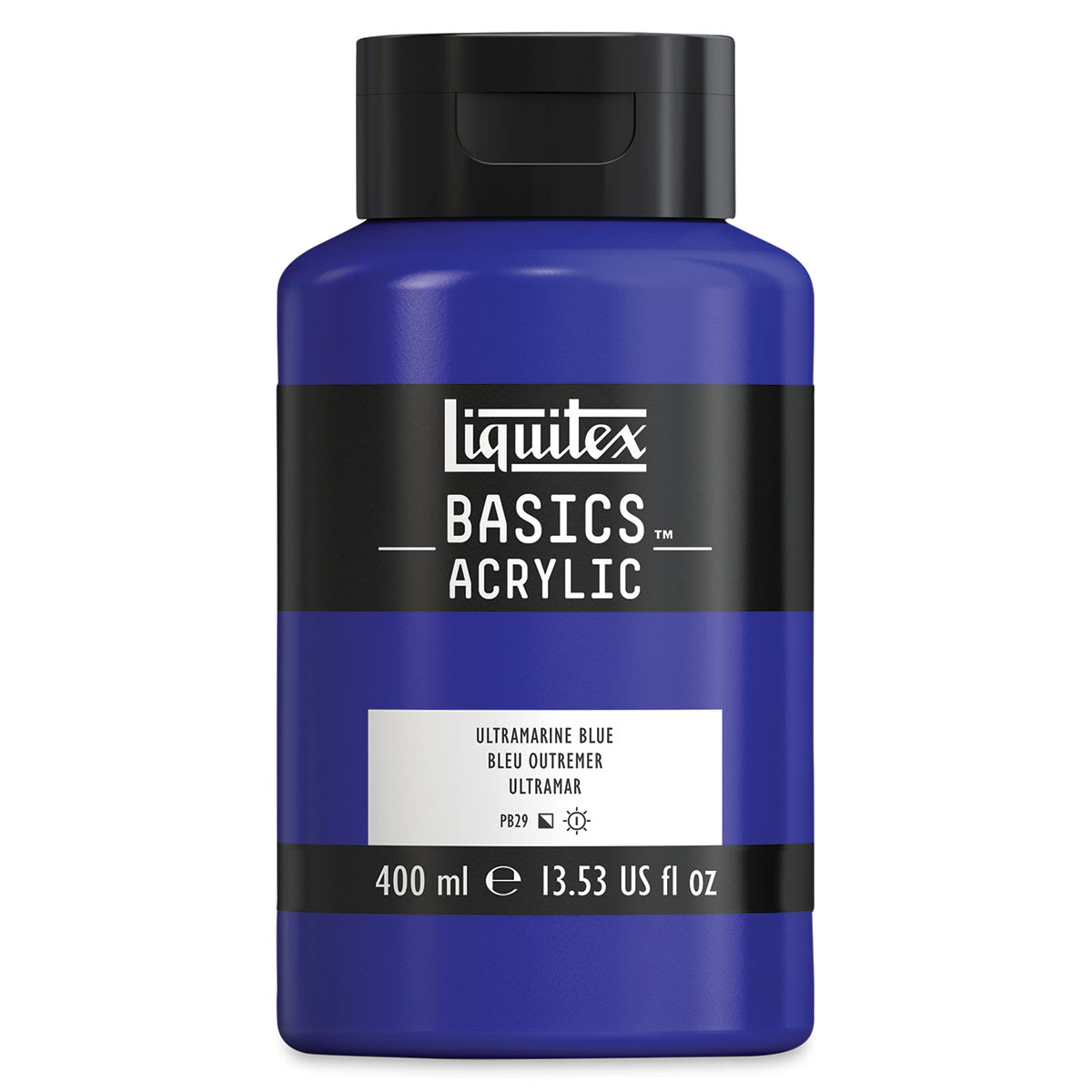 Liquitex Basics - Ultramarine Blue, 13.5 oz Squeeze Bottle
